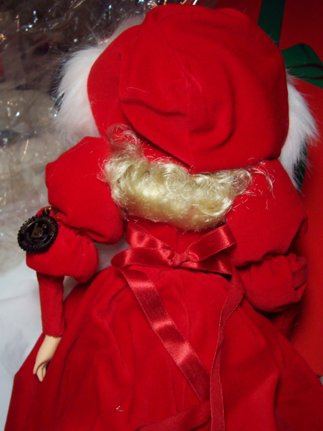 Miss Santa Brinns 1997 Porcelain Doll MIB