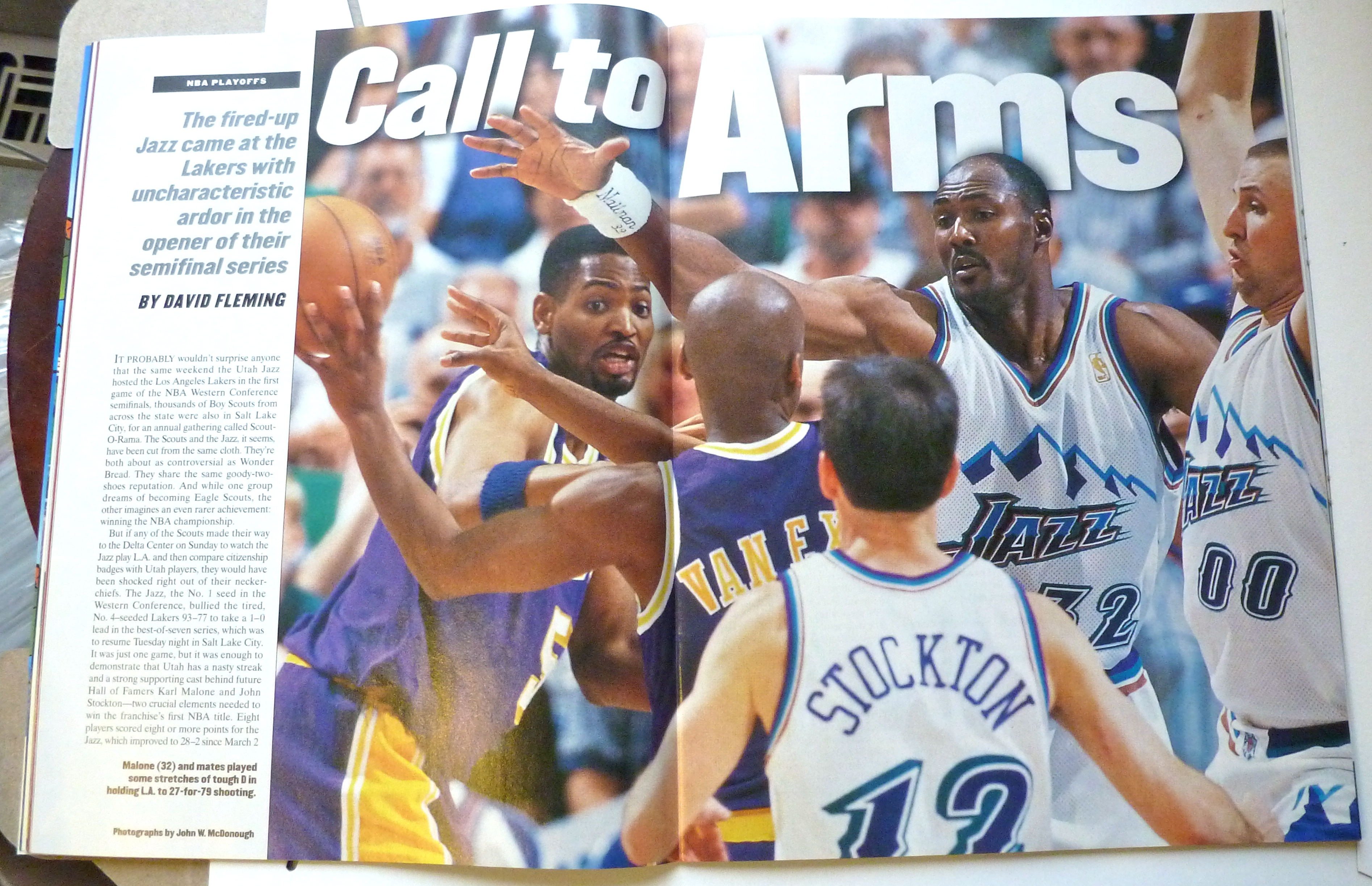 Sports Illustrated Magazine -May 12, 1997- Karl Malone