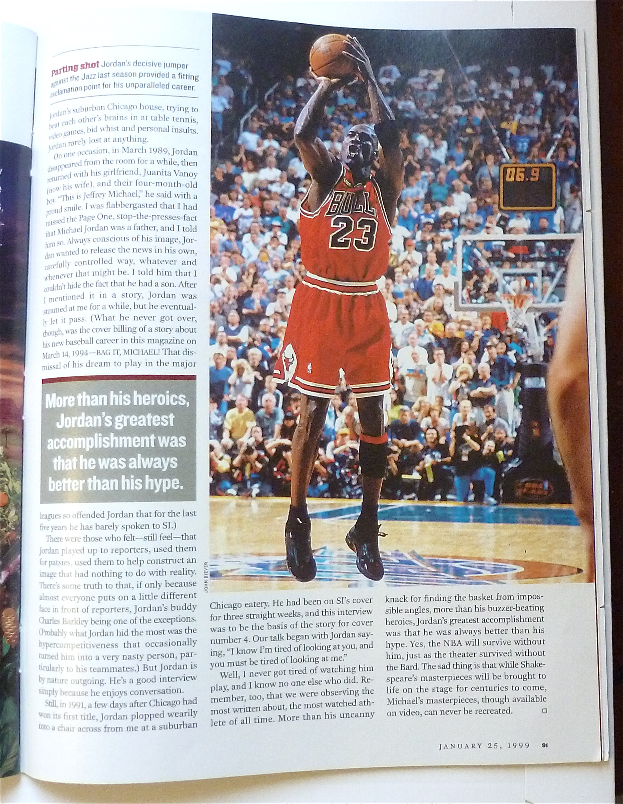 Sports Illustrated-January 25, 1999-Michael Jordan