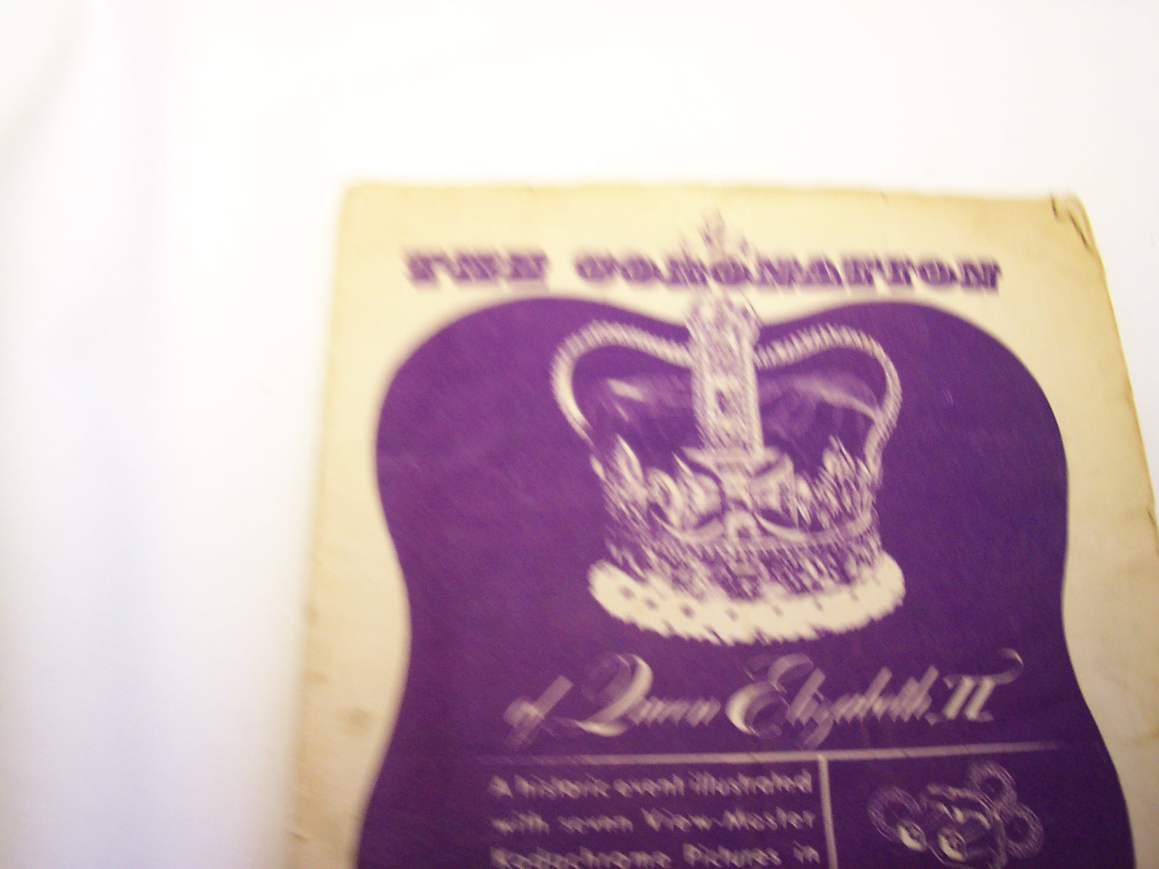 Coronation, 1953 Viewmaster Set Sawyer's