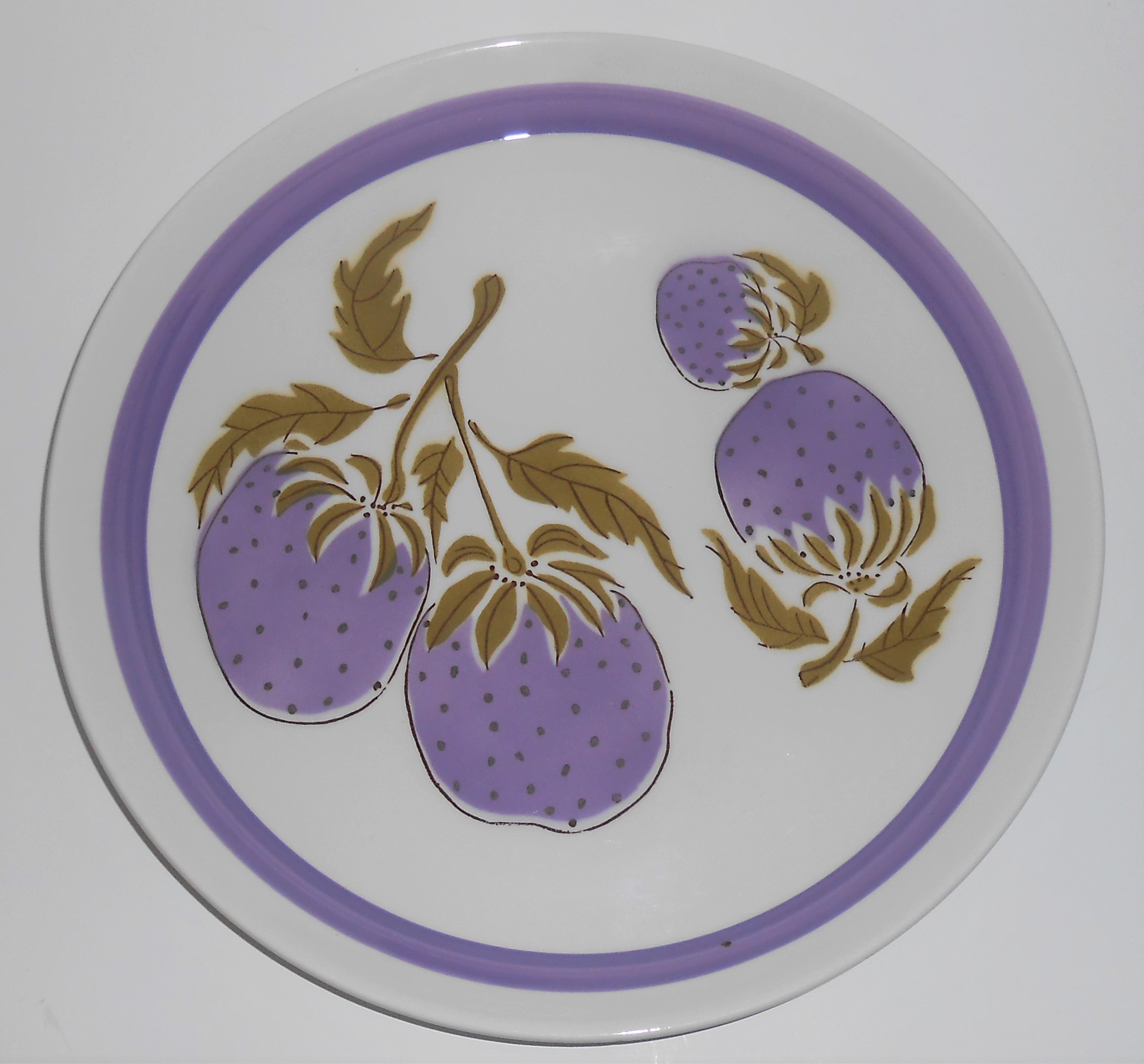 Mikasa China Pottery Ben Seibel Duplex Plumberry / Beac