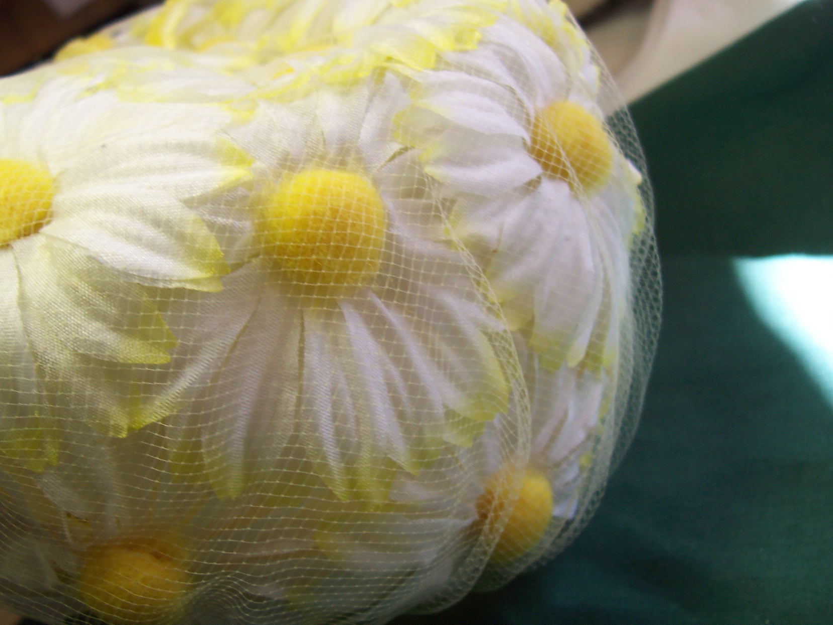 Ladies Pillbox Hat Daisies United Hatters USA