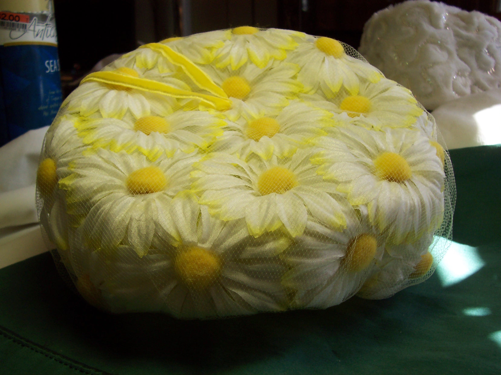 Ladies Pillbox Hat Daisies United Hatters USA