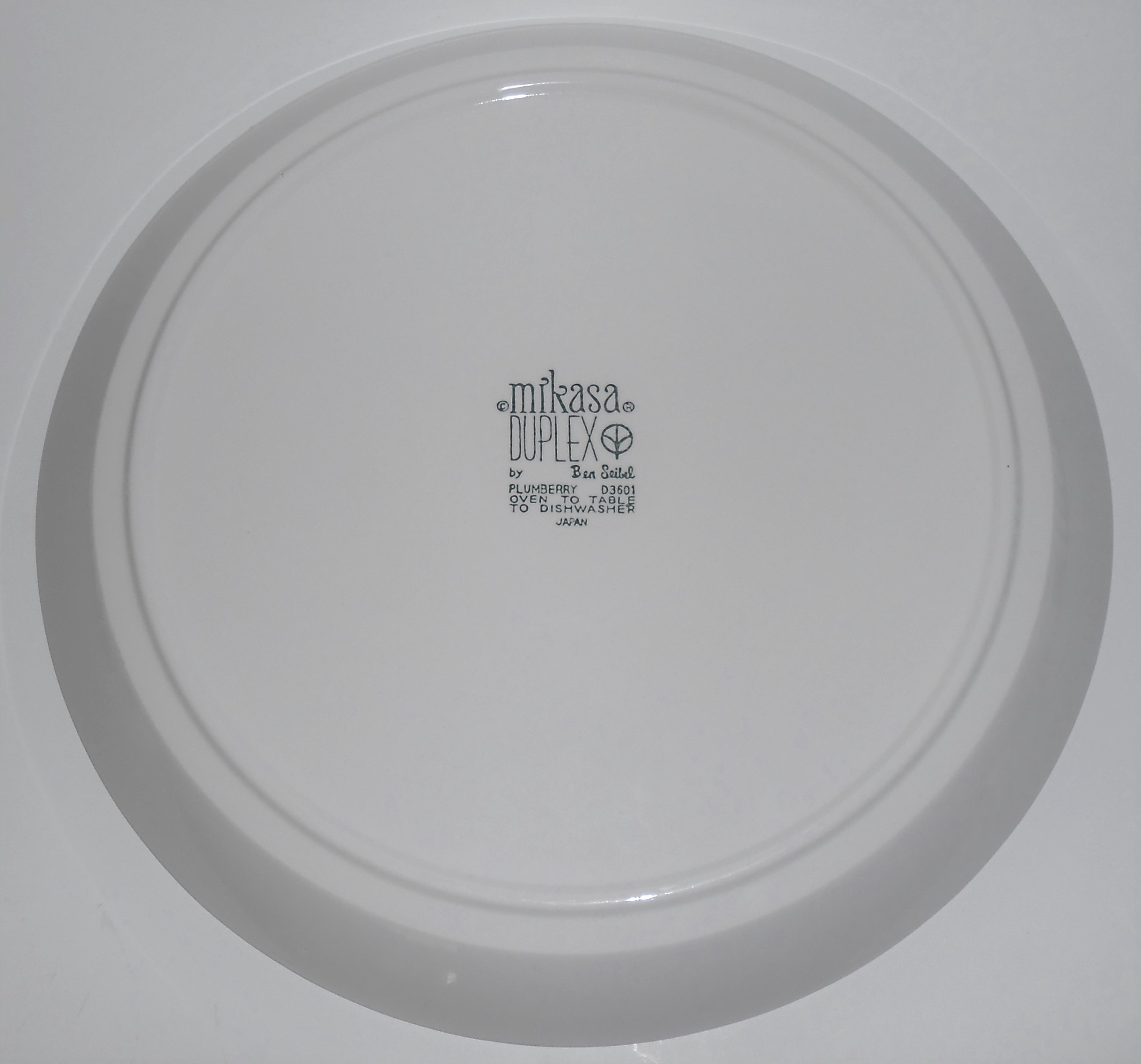 Mikasa China Pottery Ben Seibel Duplex Plumberry / Beac