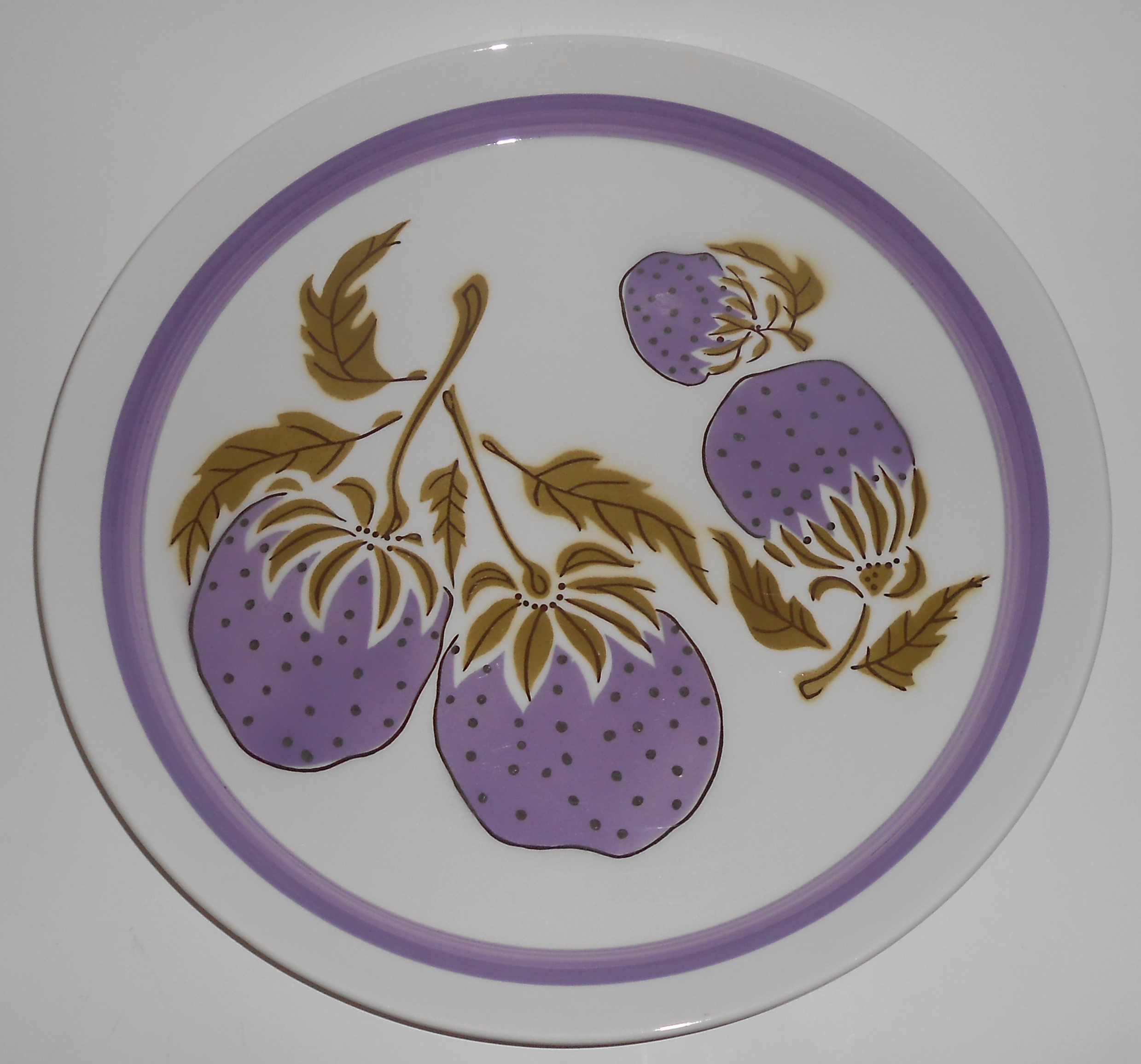 Mikasa China Pottery Ben Seibel Duplex Plumberry / Beac
