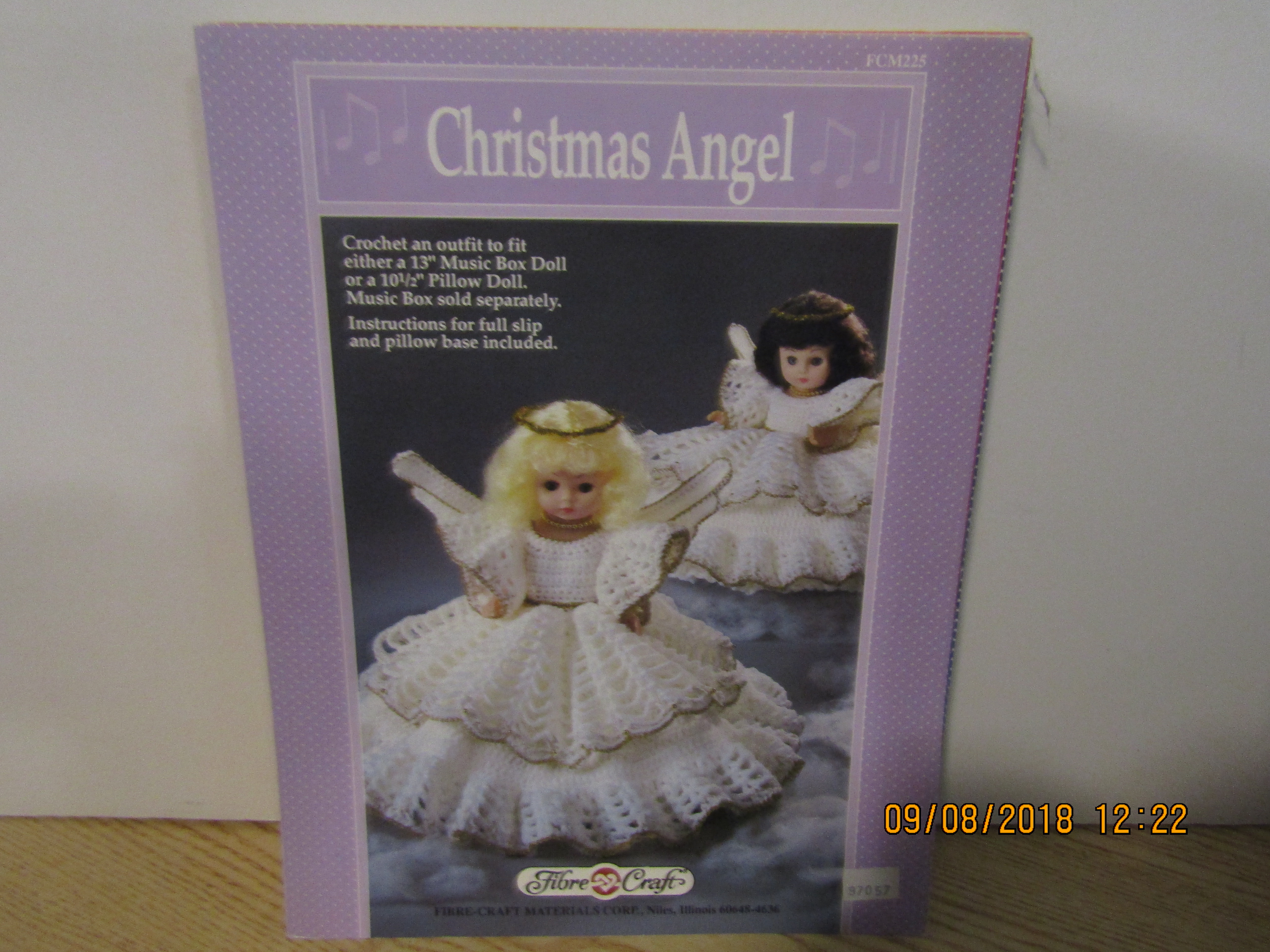 Fibre-Craft Book Christmas Angel Outfit #225