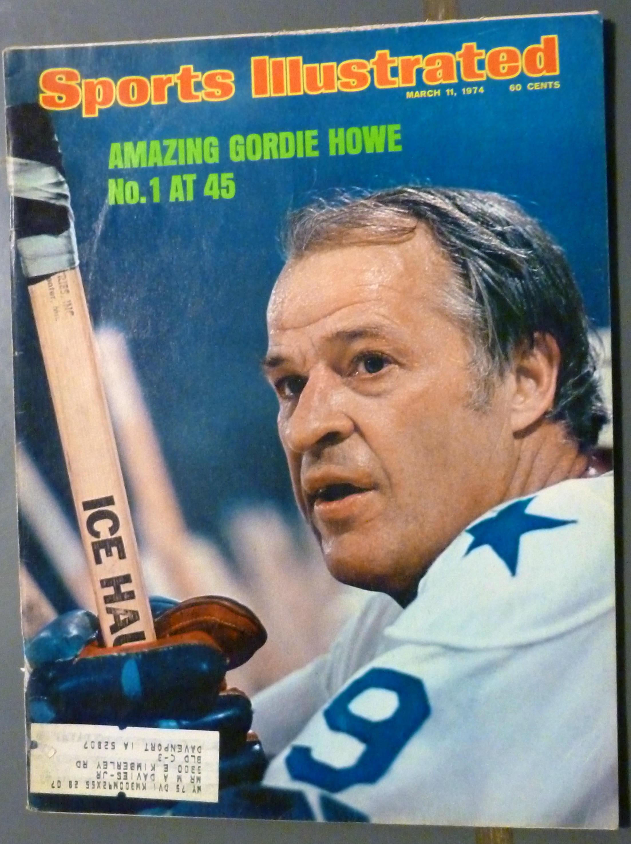 Sports Illustrated Magazine-March 11, 1974-Gordie Howe