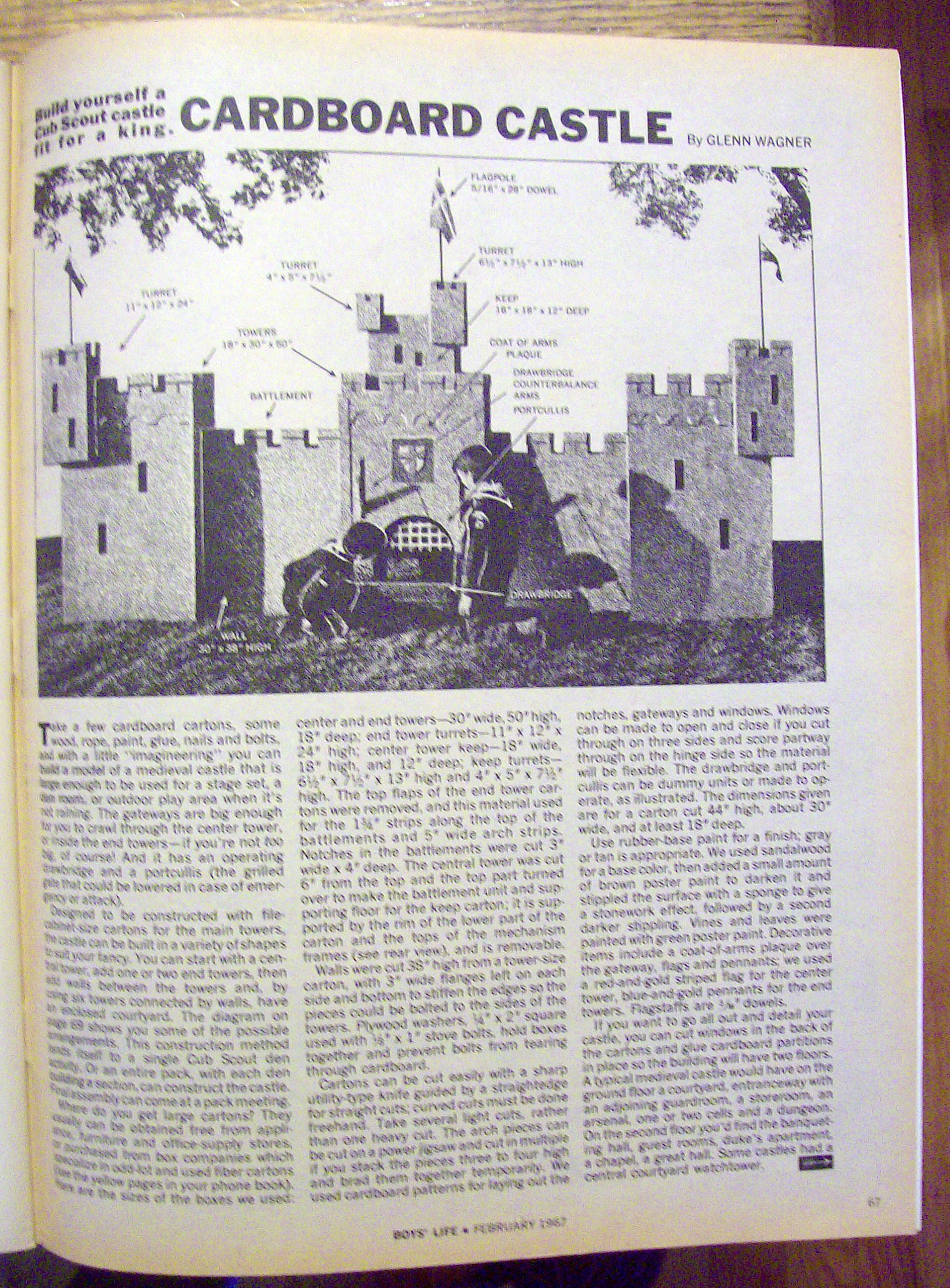 Boys Life Magazine-February 1967-Jump! By Ozzie Sweet