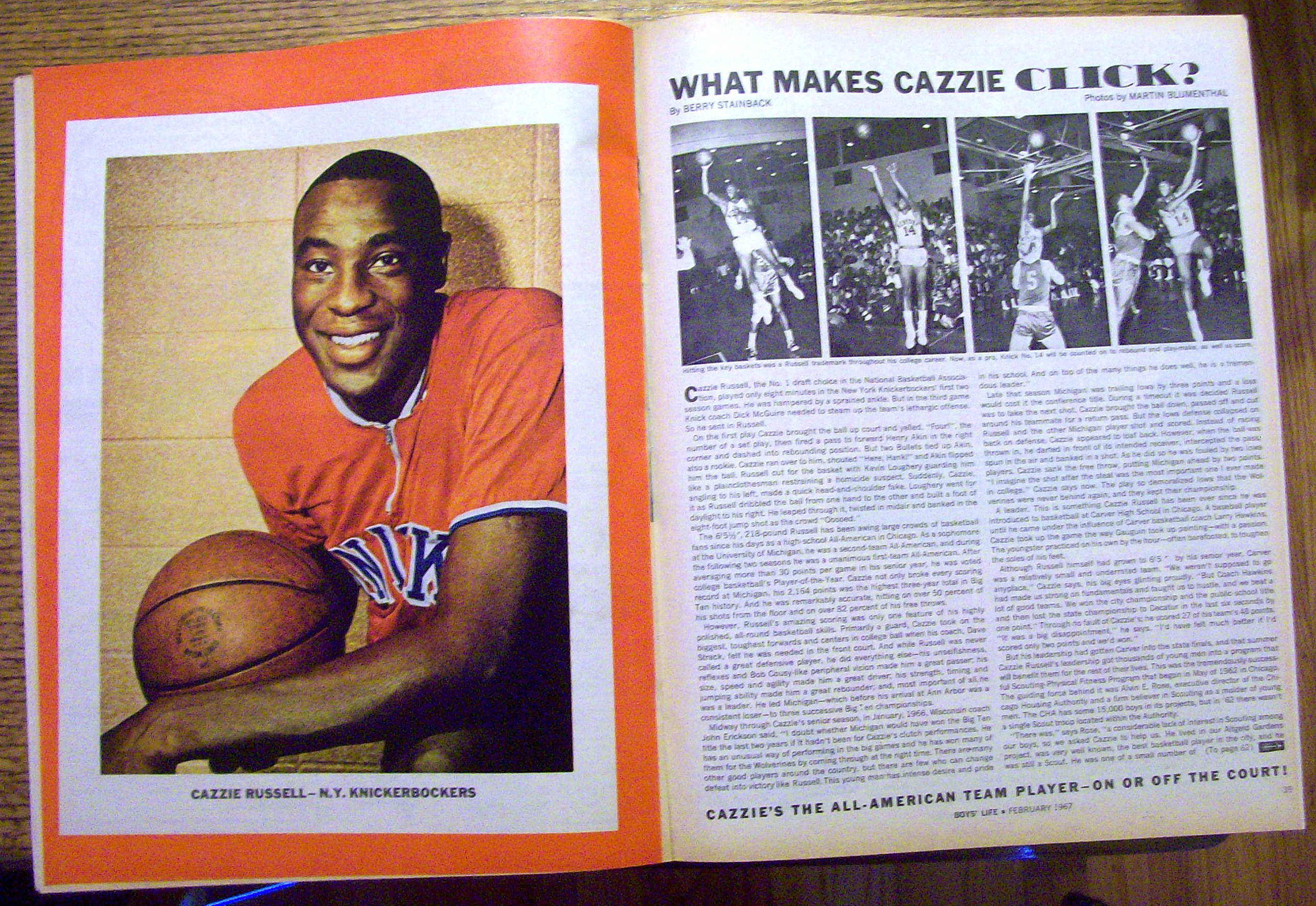 Boys Life Magazine-February 1967-Jump! By Ozzie Sweet
