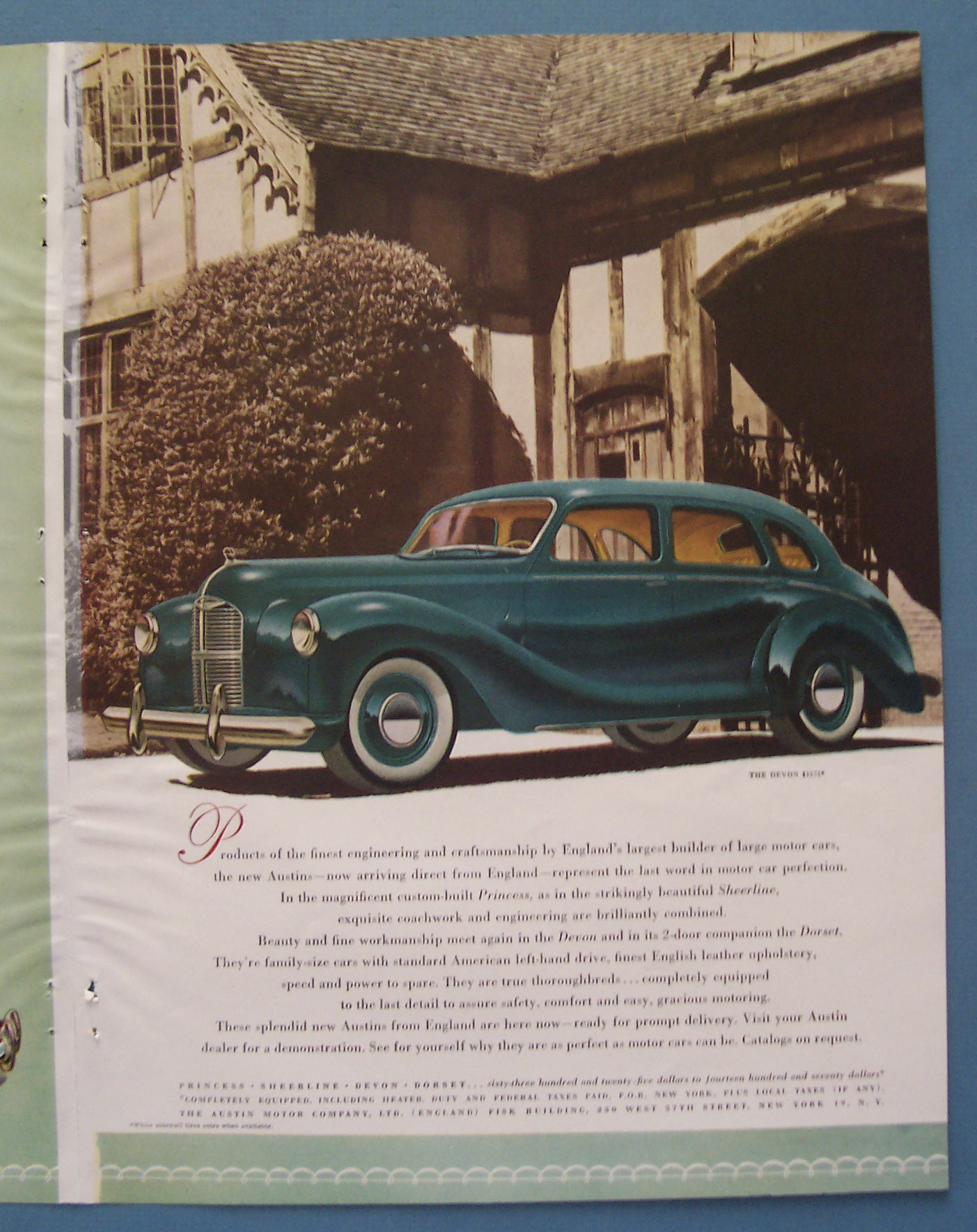 1948 Austin Of England with the Devon & Princess