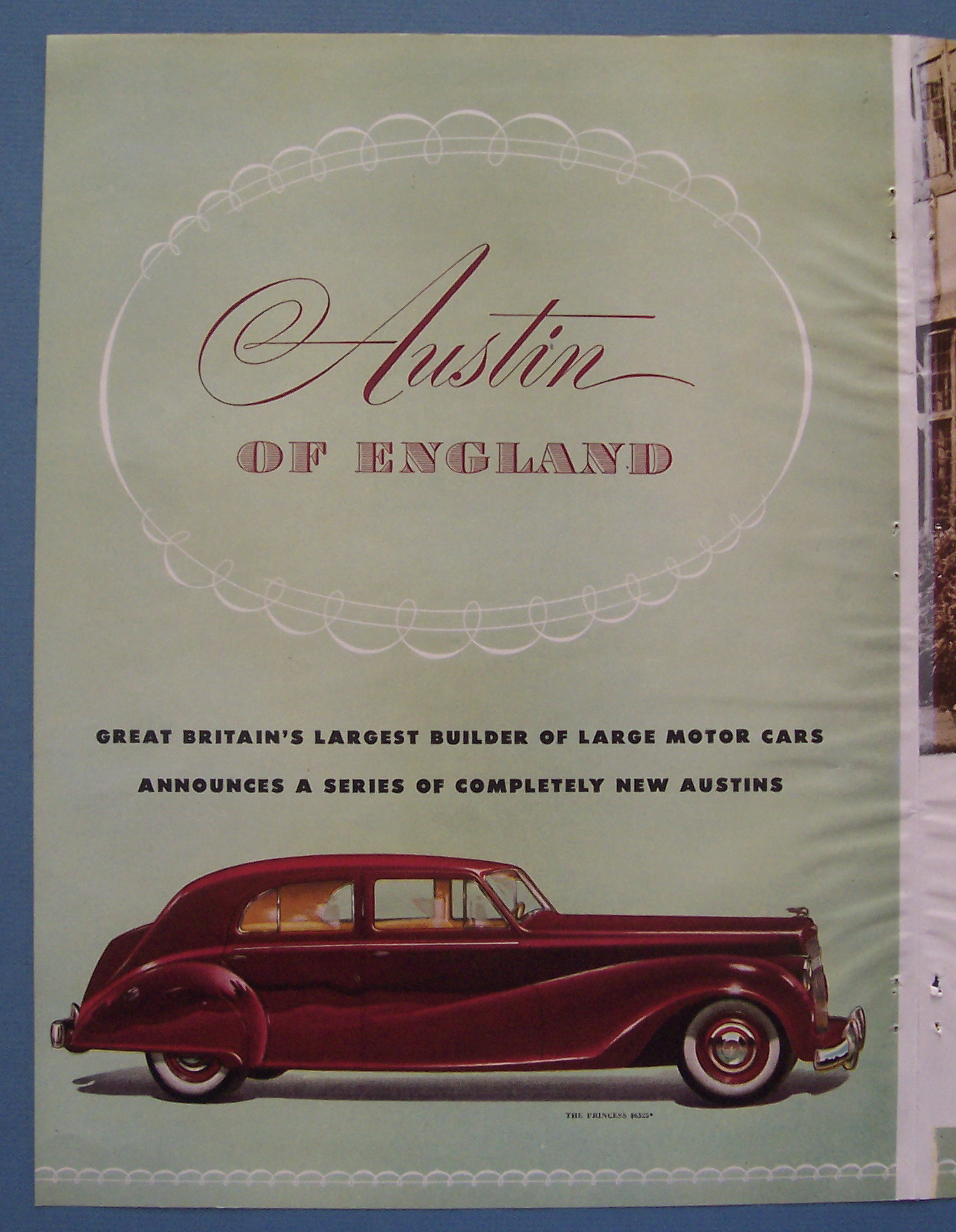 1948 Austin Of England with the Devon & Princess