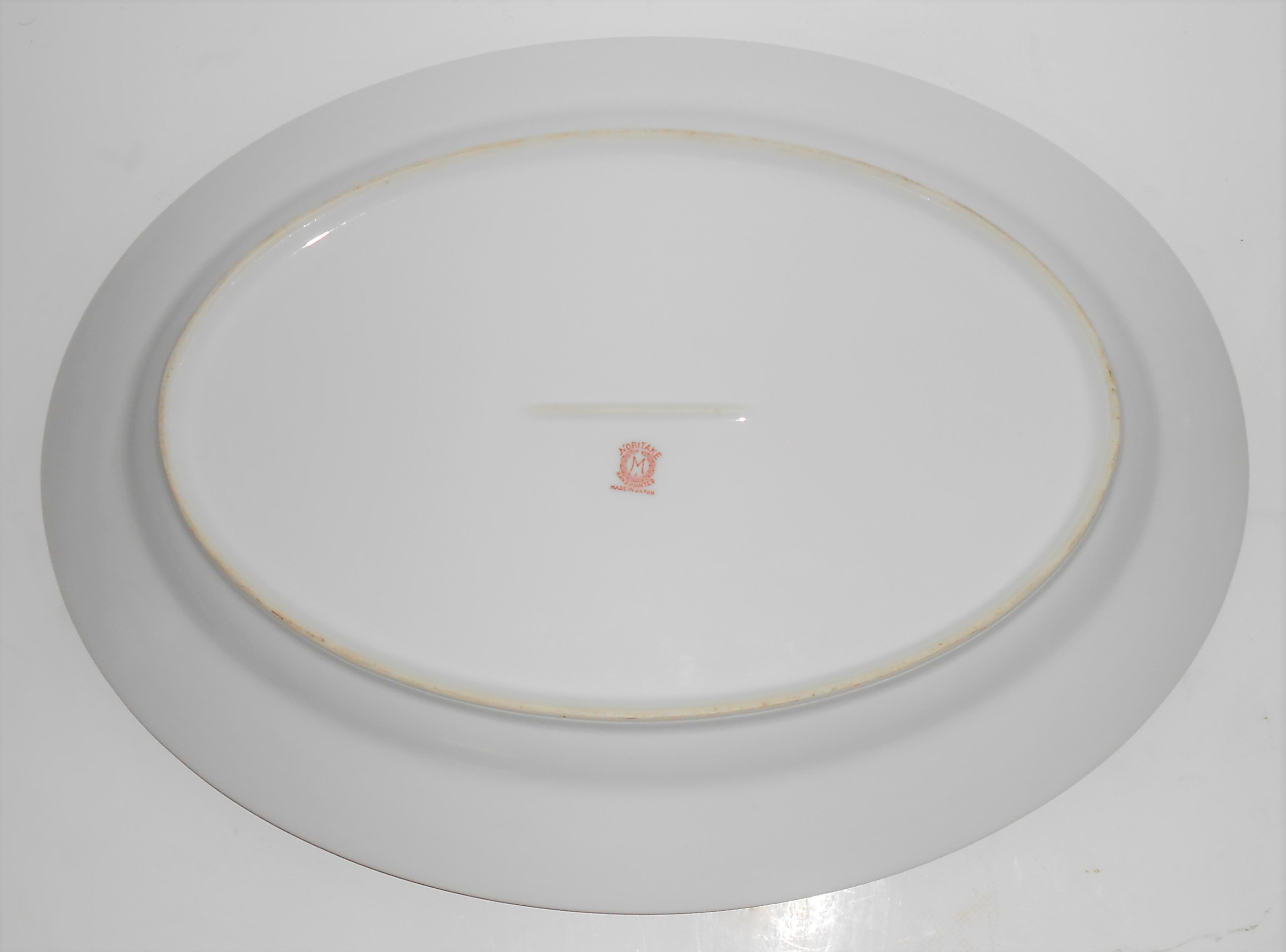 Noritake Porcelain China Floral w/Gold Platter