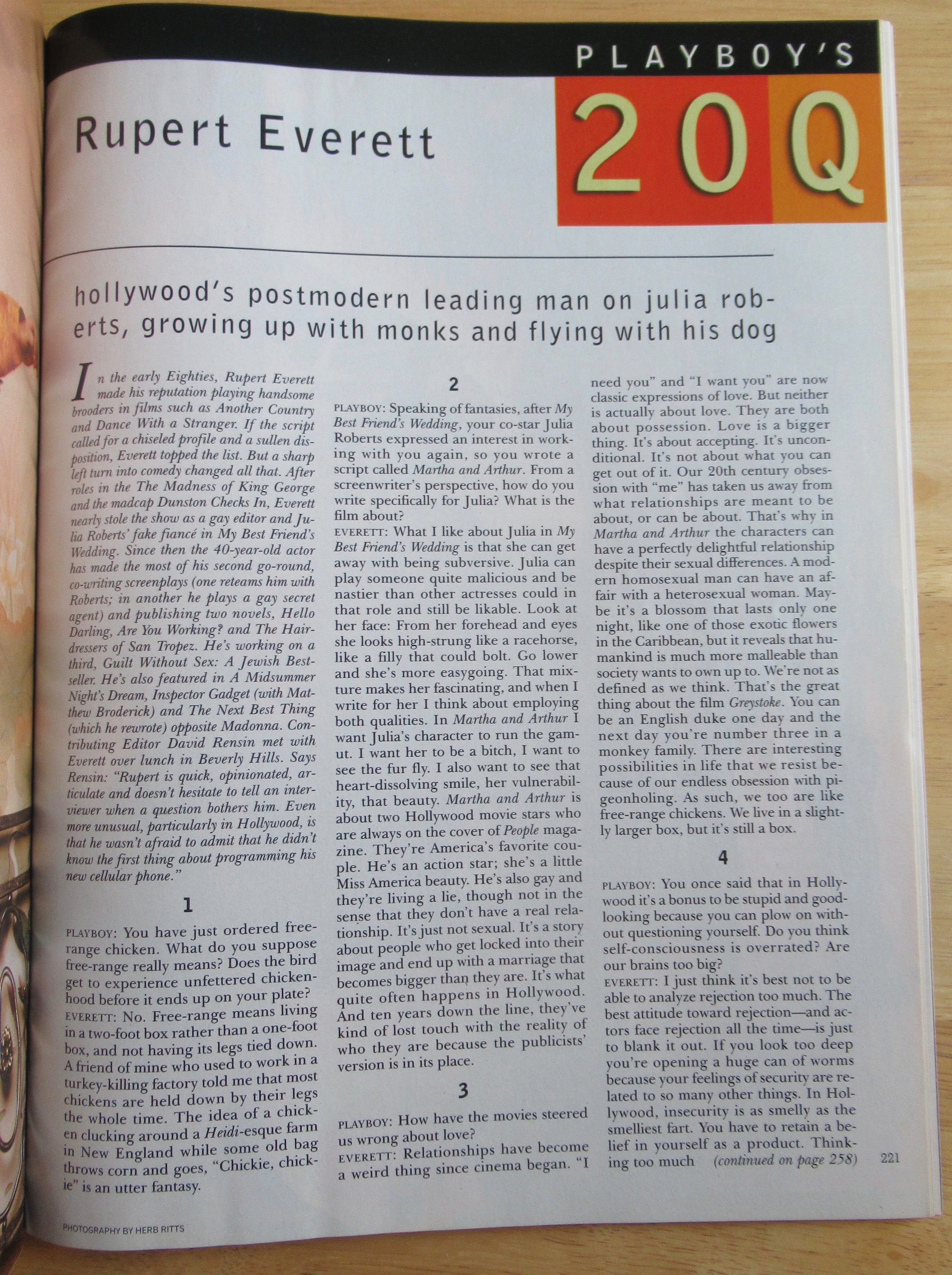 Playboy Magazine-January 2000-Carol & Darlene