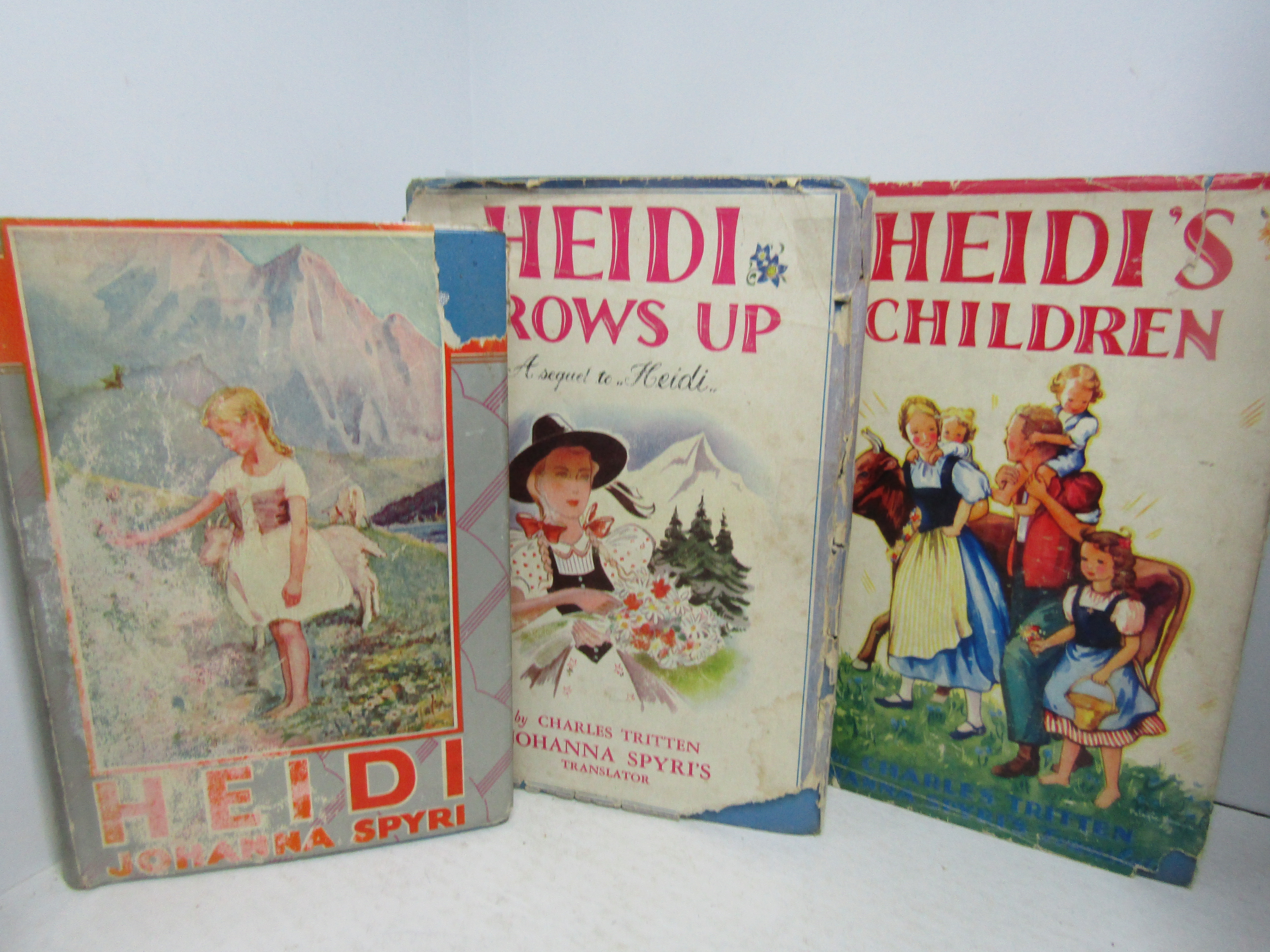 Book Set Heidi, Heidi Grows Up, Heidi's Children