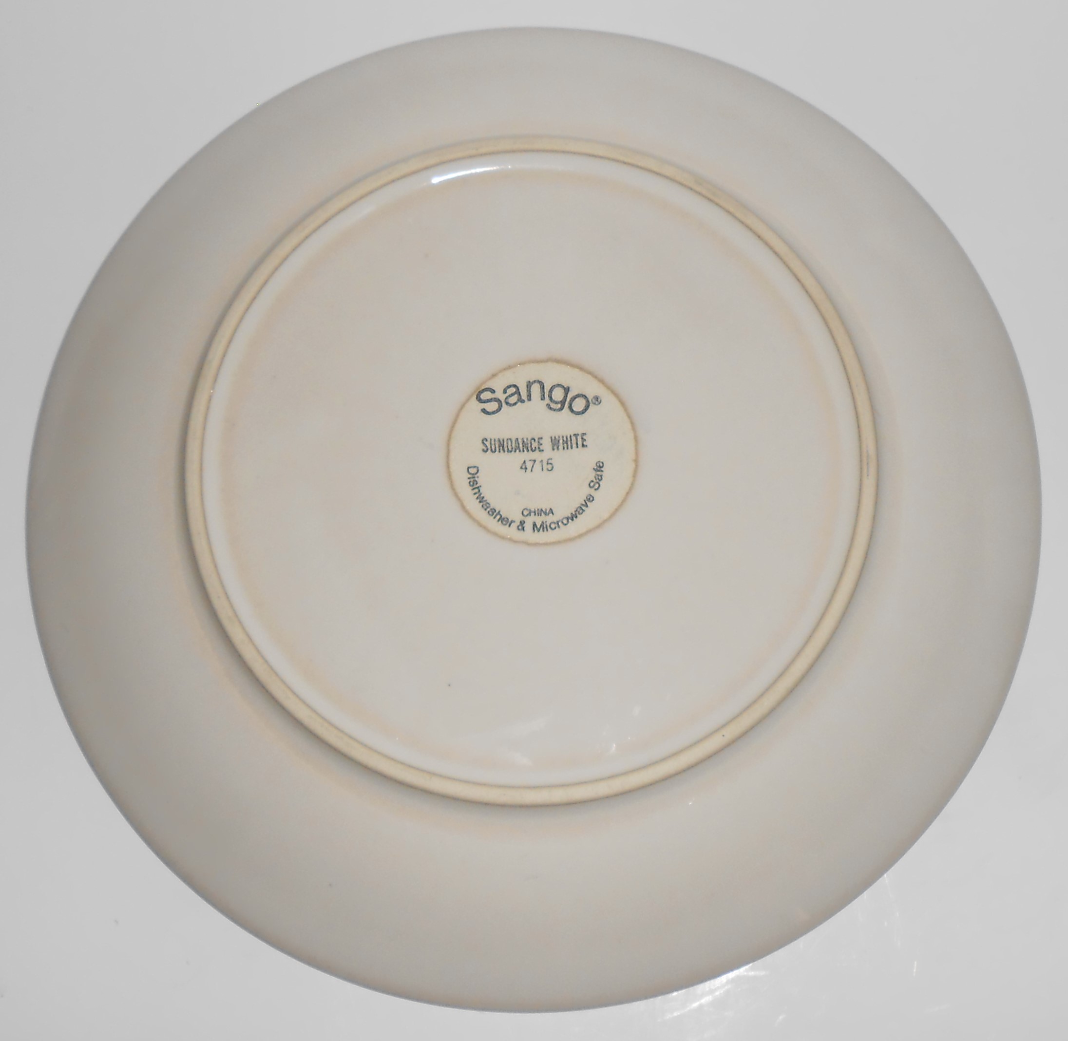 Sango China Sundance White Salad Plate