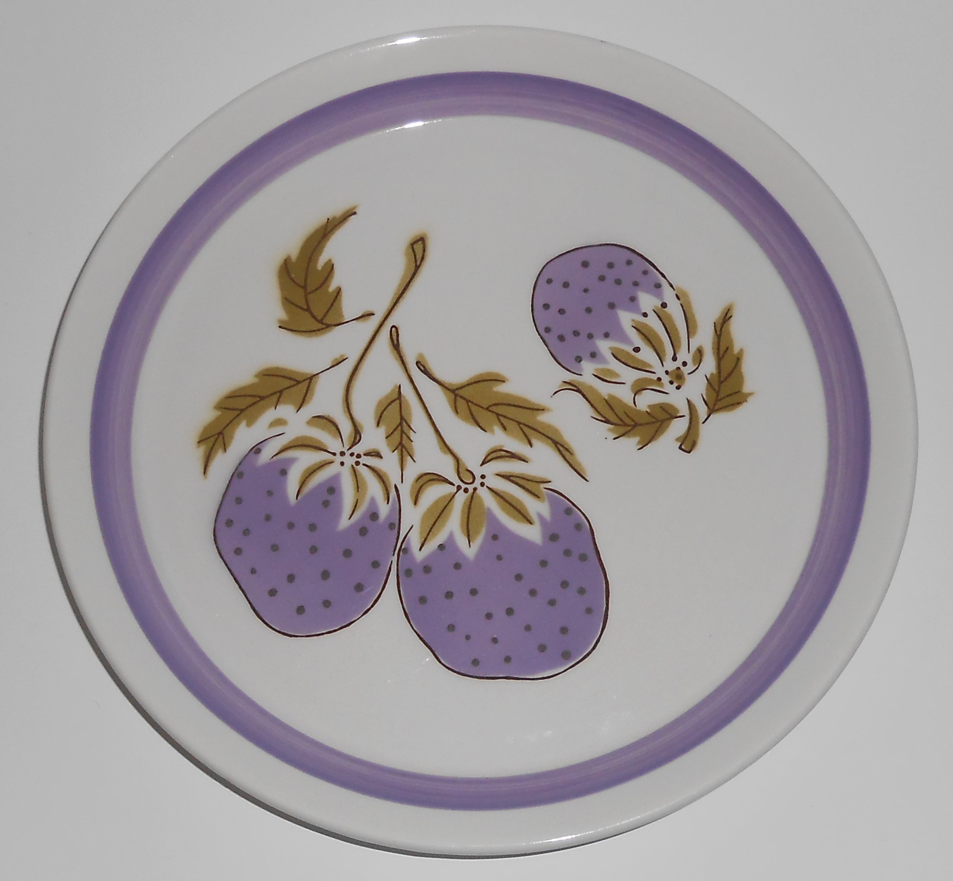 Mikasa China Pottery Ben Seibel Duplex Plumberry / Beac