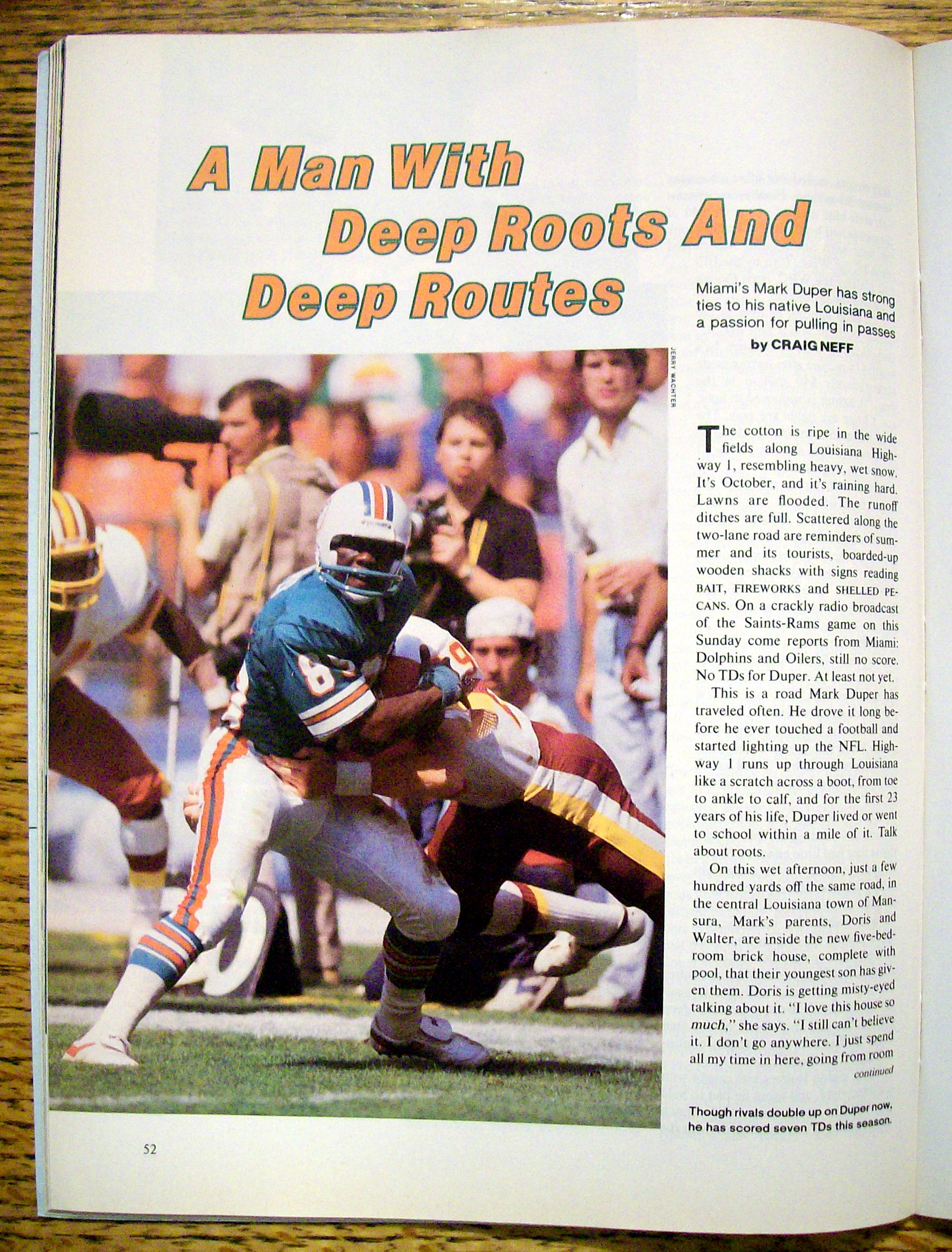 Sports Illustrated Magazine-November 19, 1984-M. Duper
