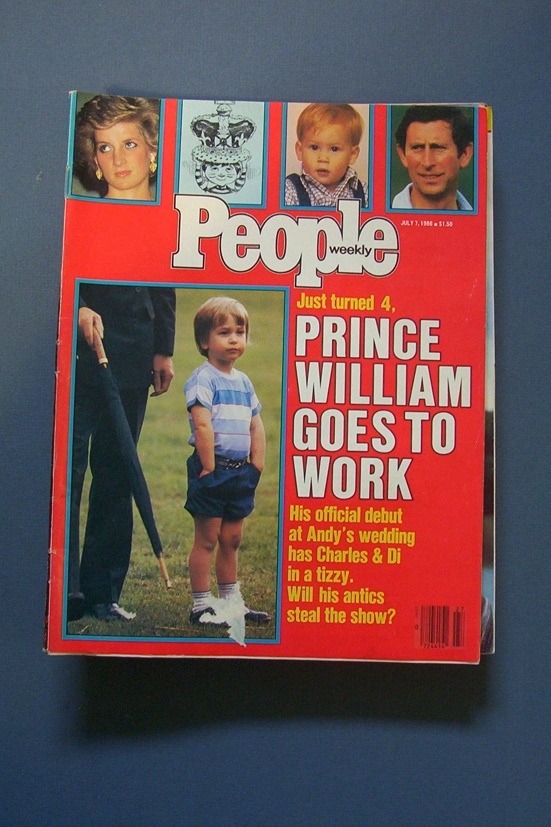 People Magazine July 7, 1986 Prince William