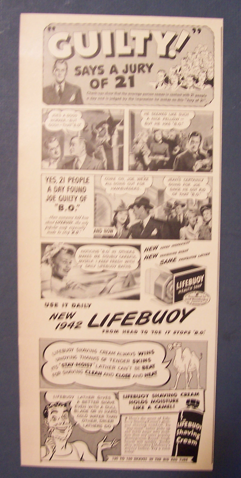 1942  Lifebuoy  Soap  &  Shaving  Cream