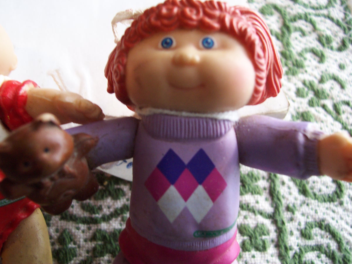 Cabbage Patch Figurine set of two 1984