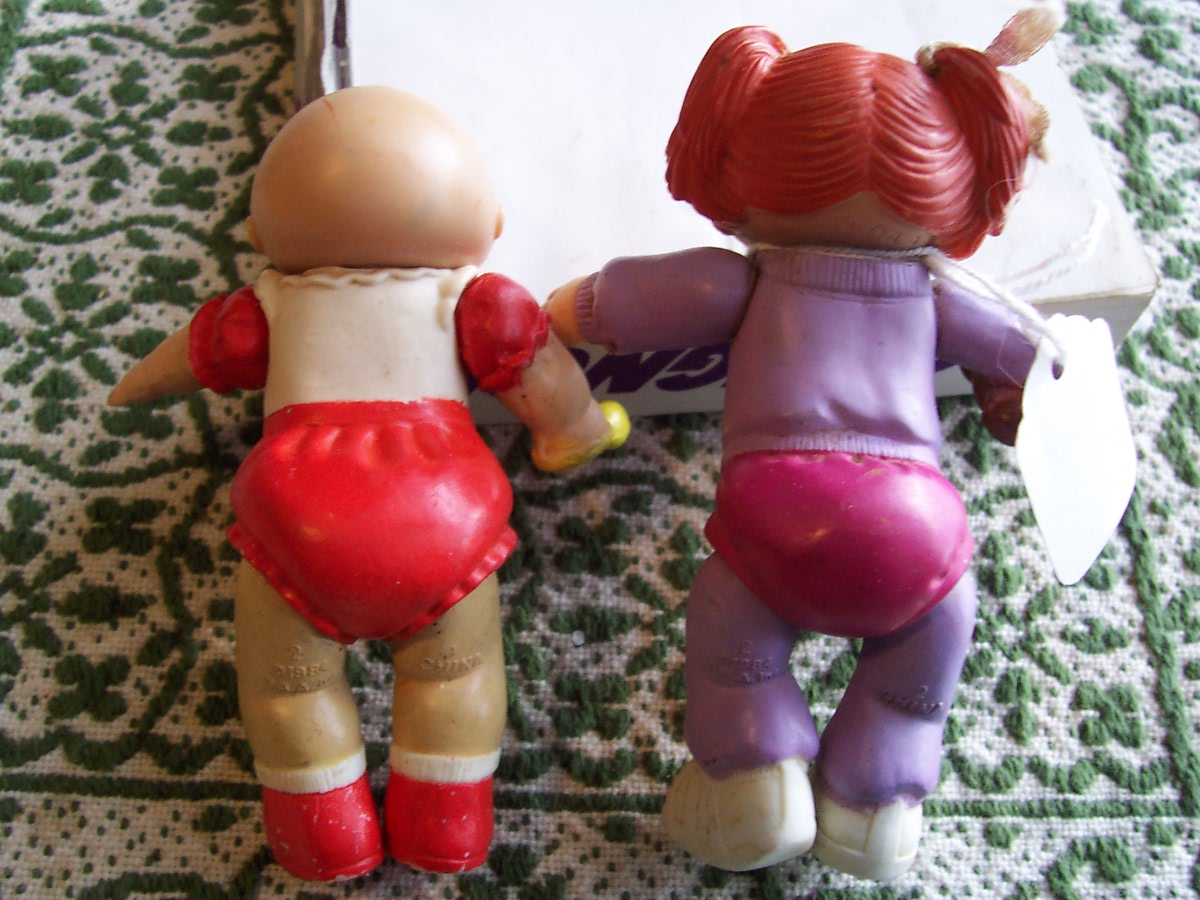 Cabbage Patch Figurine set of two 1984