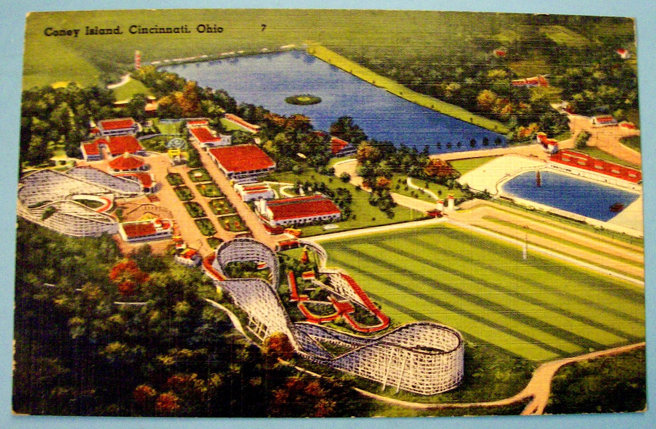 Postcard Of Coney Island, Cincinnati, Ohio