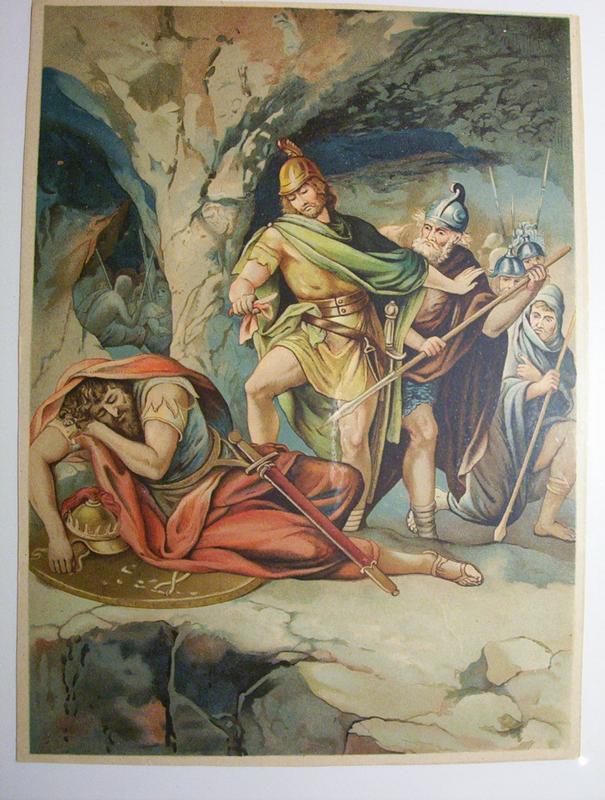 1890's Saul Discovers David Sleeping