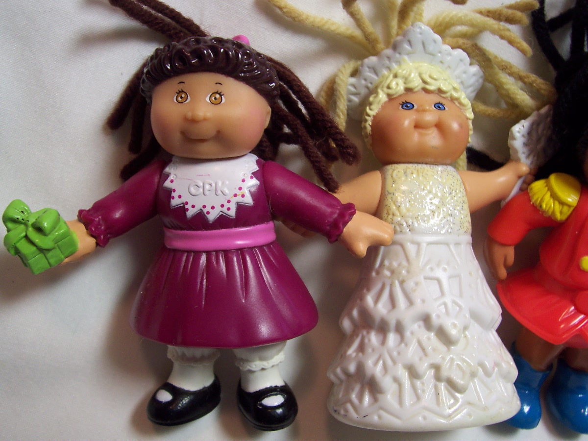 Cabbage Patch Posable Doll Figurines Set of 6