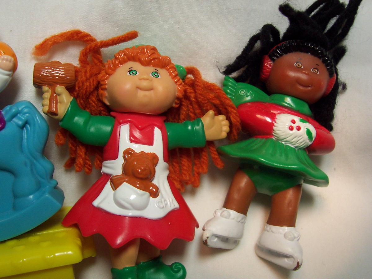 Cabbage Patch Posable Doll Figurines Set of 6