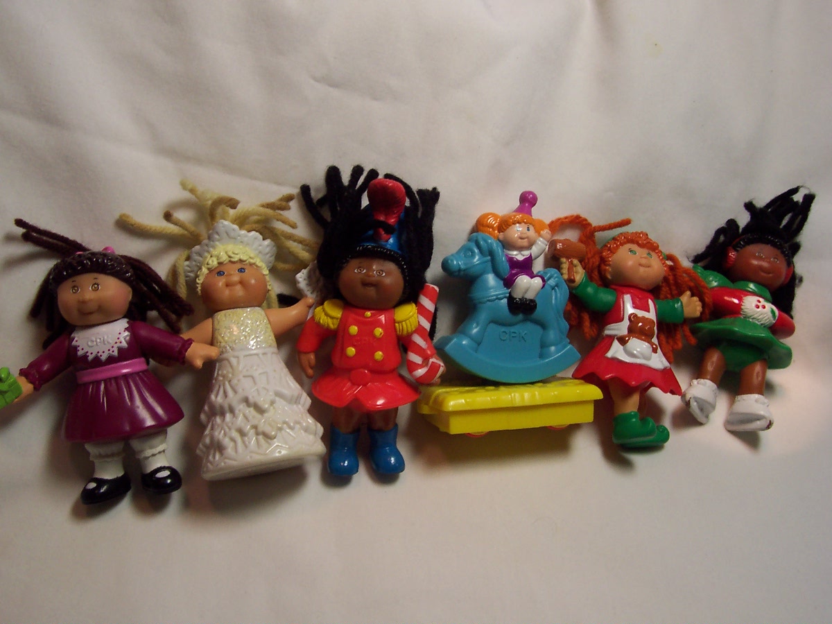 Cabbage Patch Posable Doll Figurines Set of 6