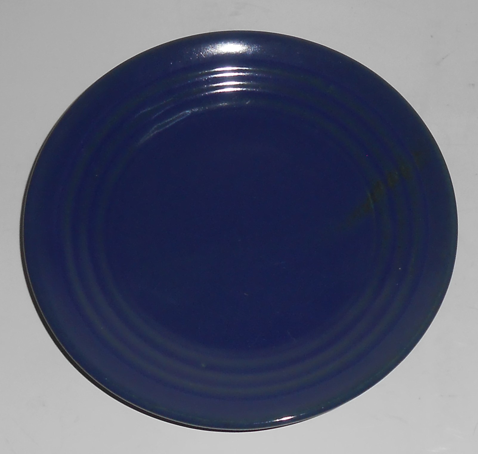 Bauer Pottery Ring Ware Cobalt Bread Plate