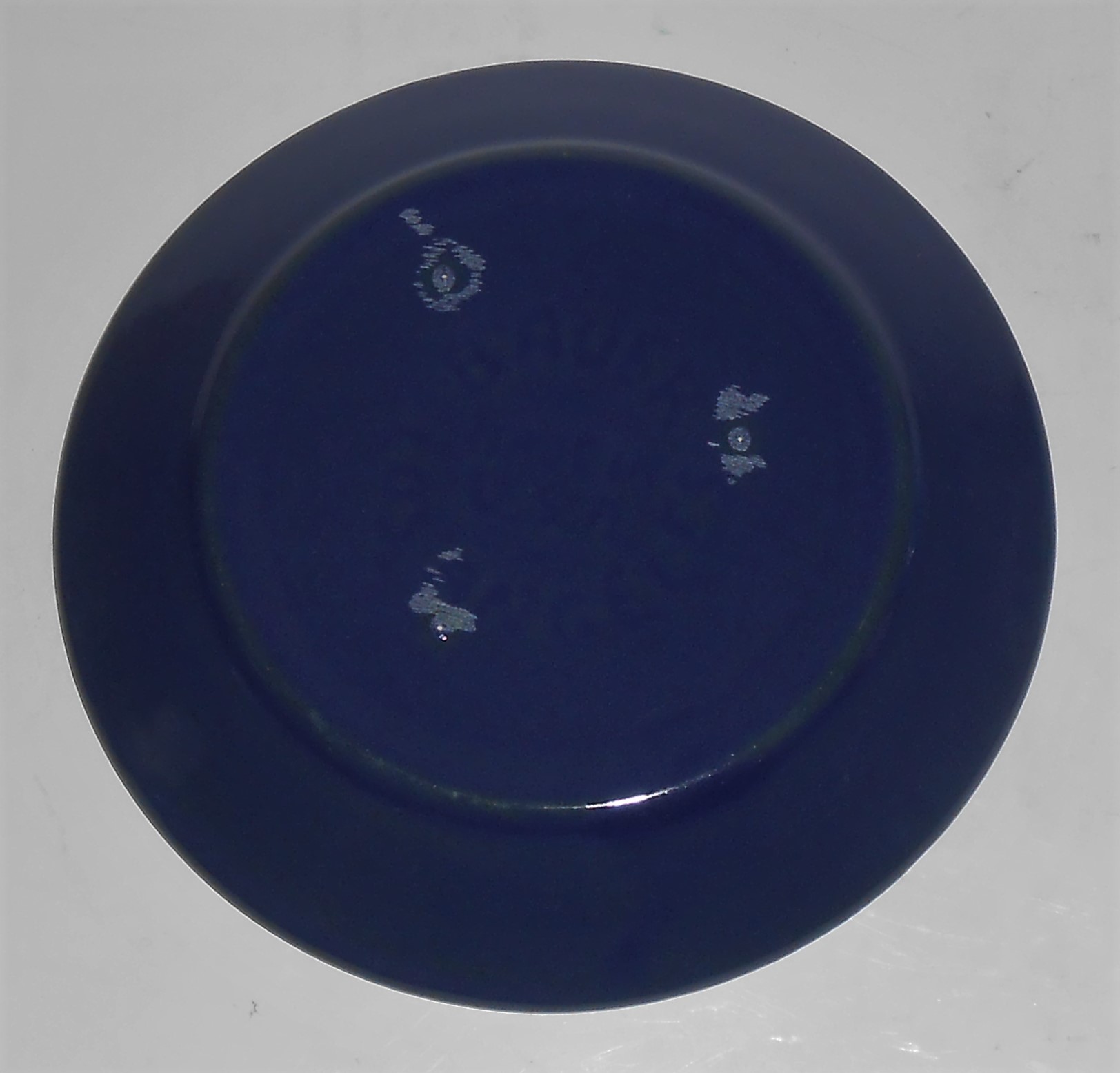 Bauer Pottery Ring Ware Cobalt Bread Plate