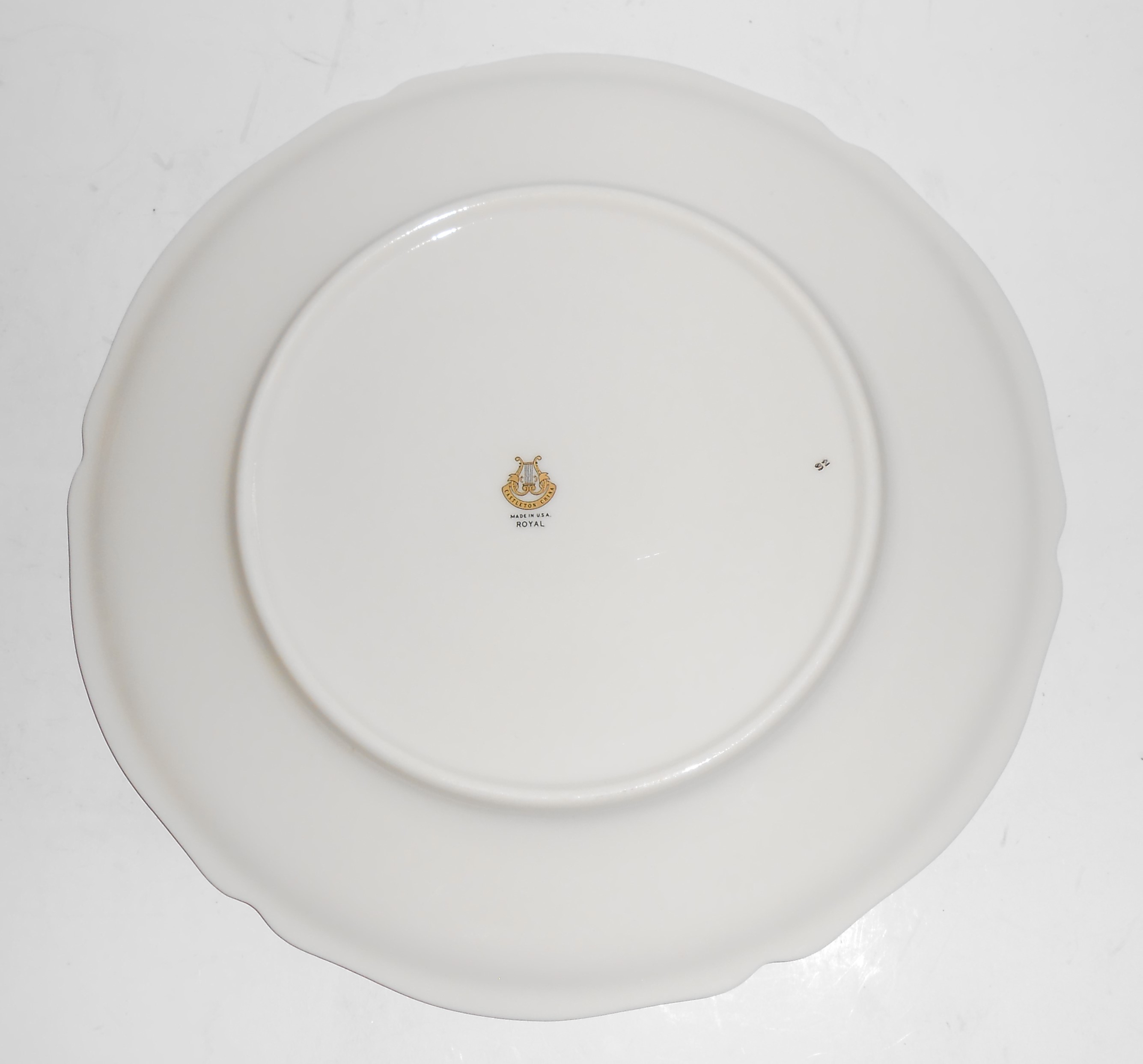 Castleton Fine China Gold ROYAL Luncheon Plate