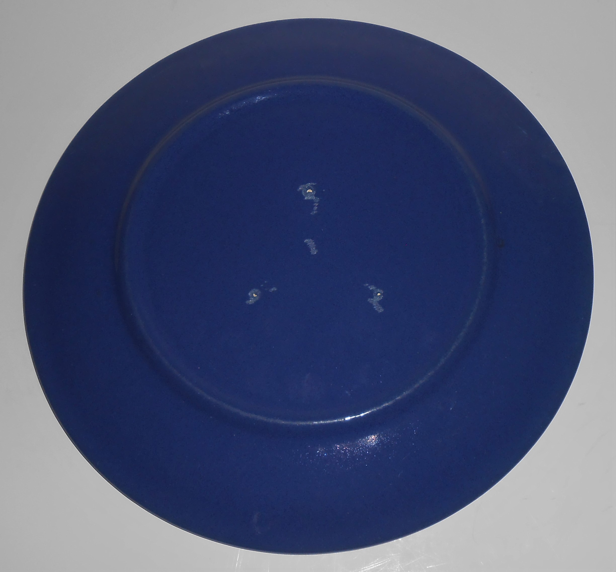 Bauer Pottery Ring Ware 1st Period Cobalt 9.5'' Plate