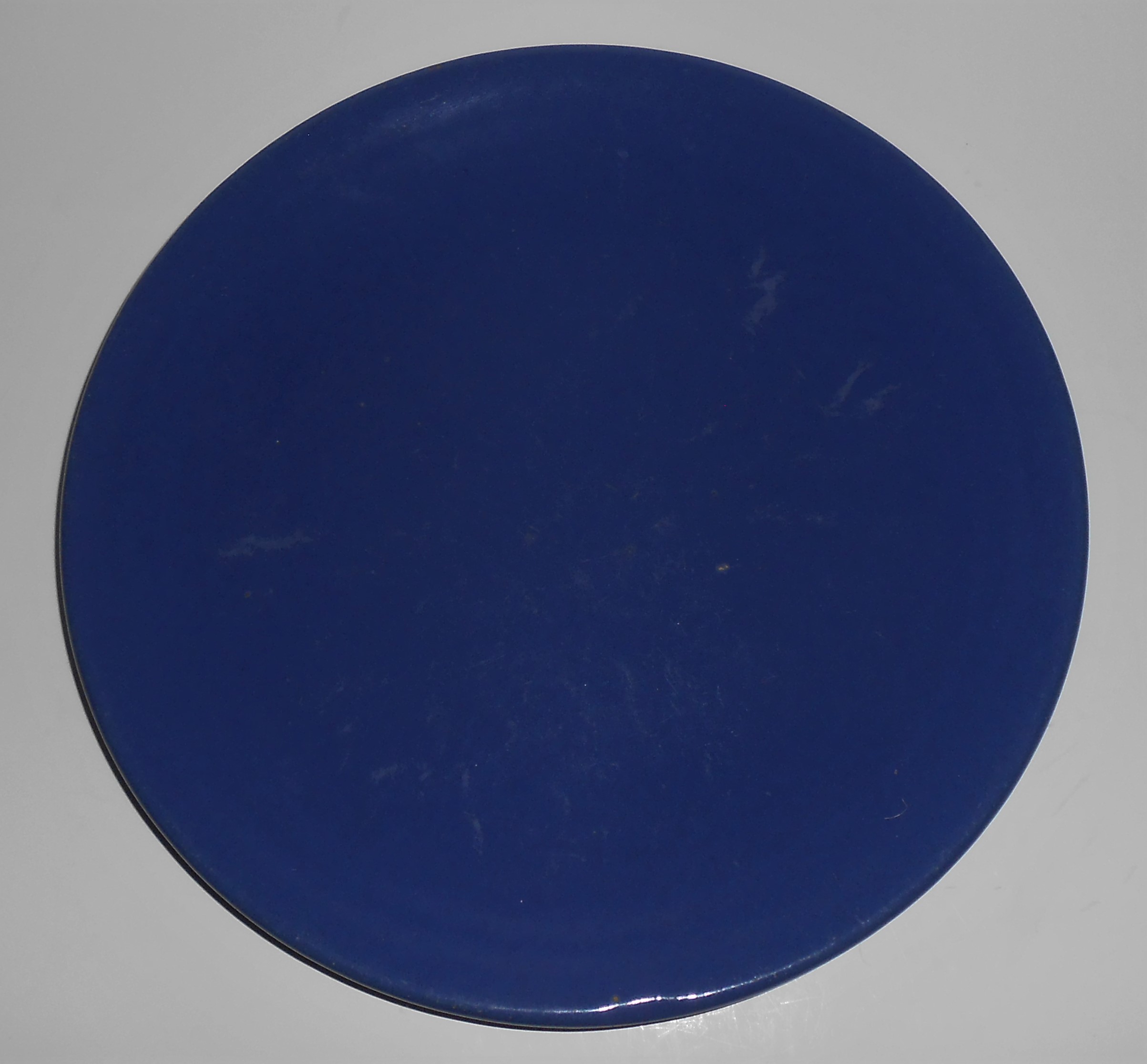 Bauer Pottery Ring Ware 1st Period Cobalt 9.5'' Plate