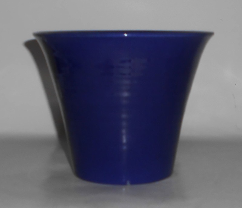 VINTAGE Franciscan Pottery Tropico Garden Ware Gloss Cobalt 5" Flower Pot