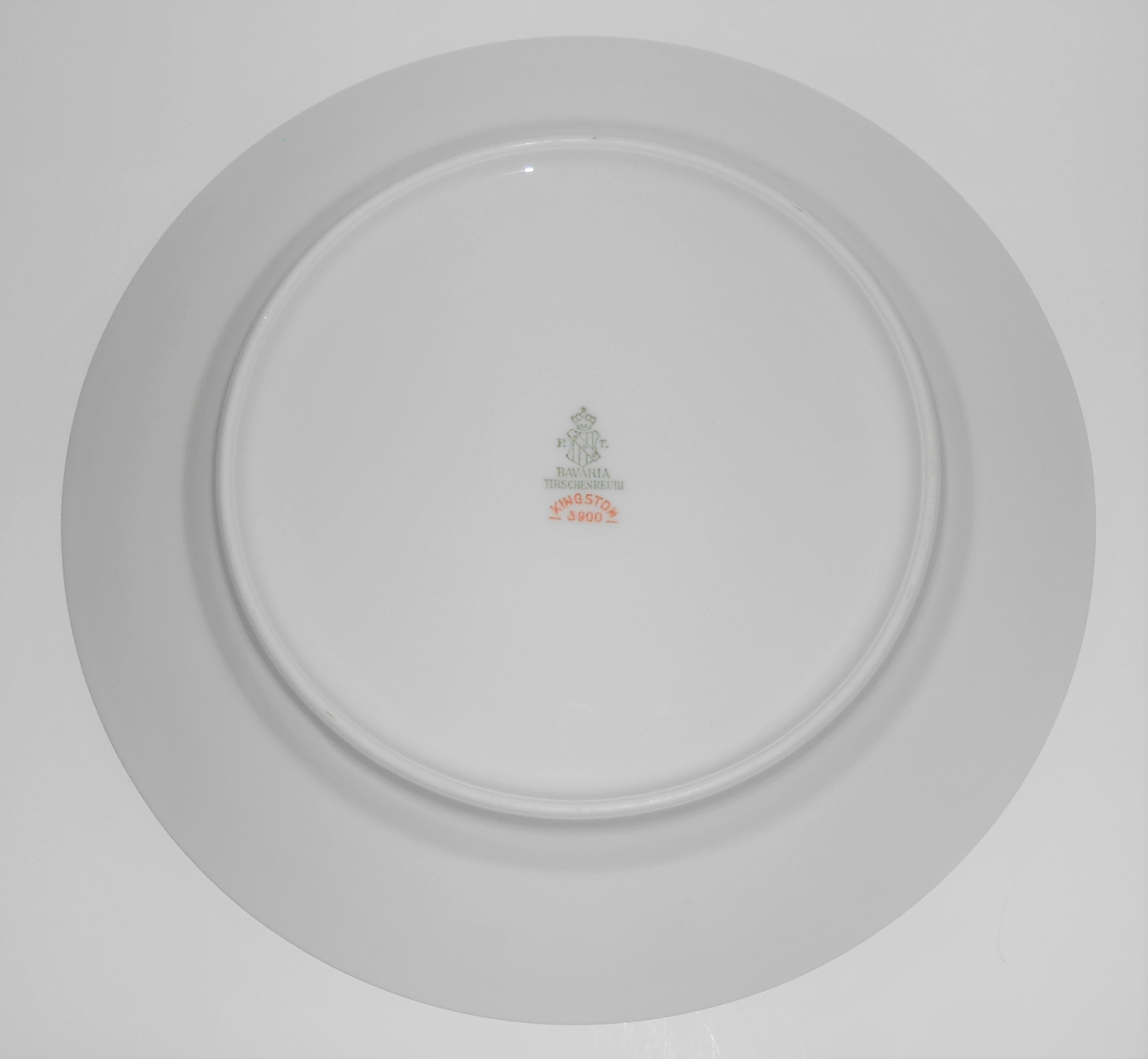 Tirschenreuth Porcelain China Kingston Dinner Plate w/G