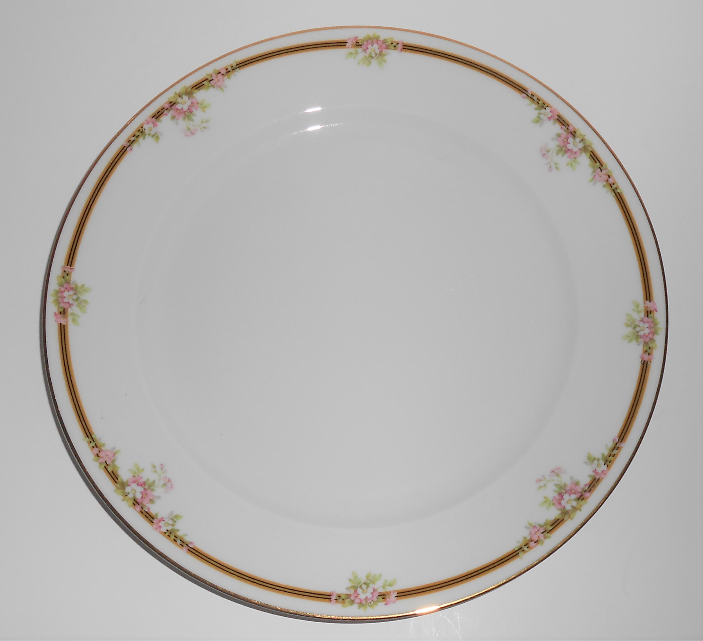 Tirschenreuth Porcelain China Kingston Dinner Plate w/G