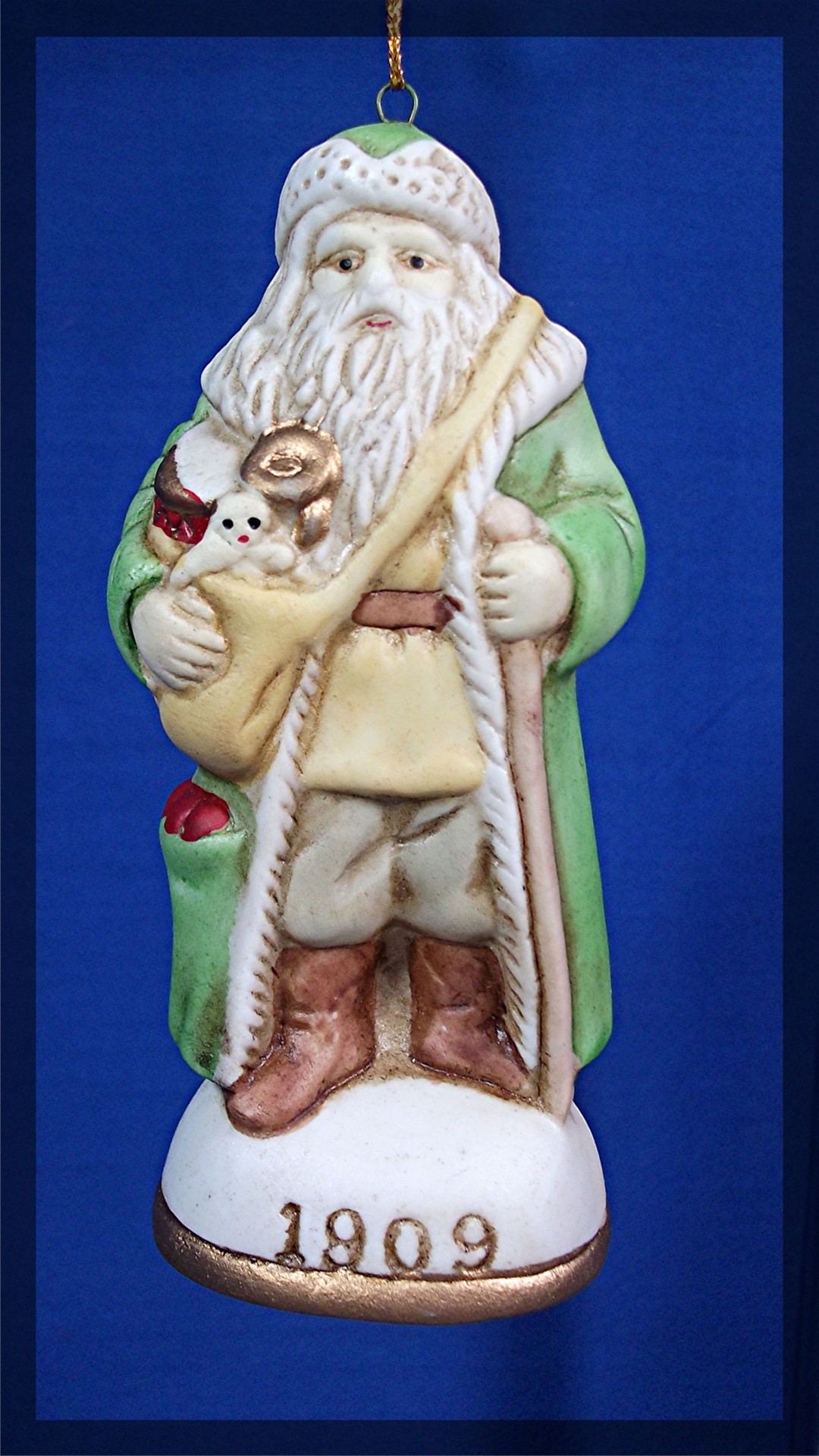 1909 Santa Claus Christmas Ornament