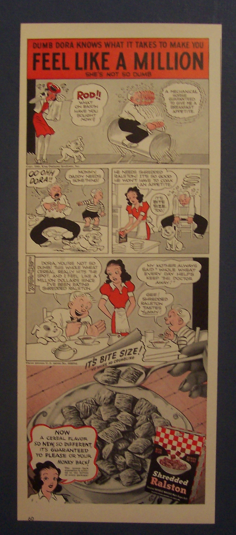 1940  Shredded  Ralston  with  Dumb  Dora