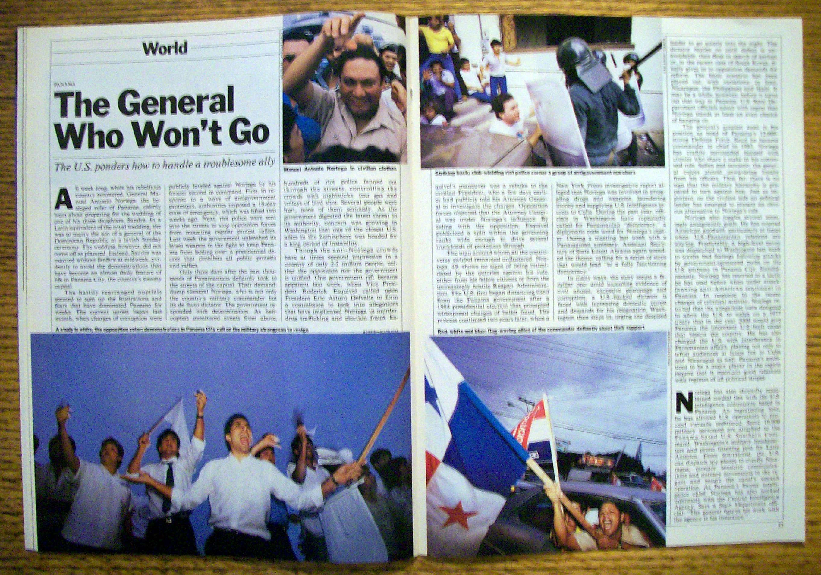 Time Magazine-July 20, 1987-Oliver North