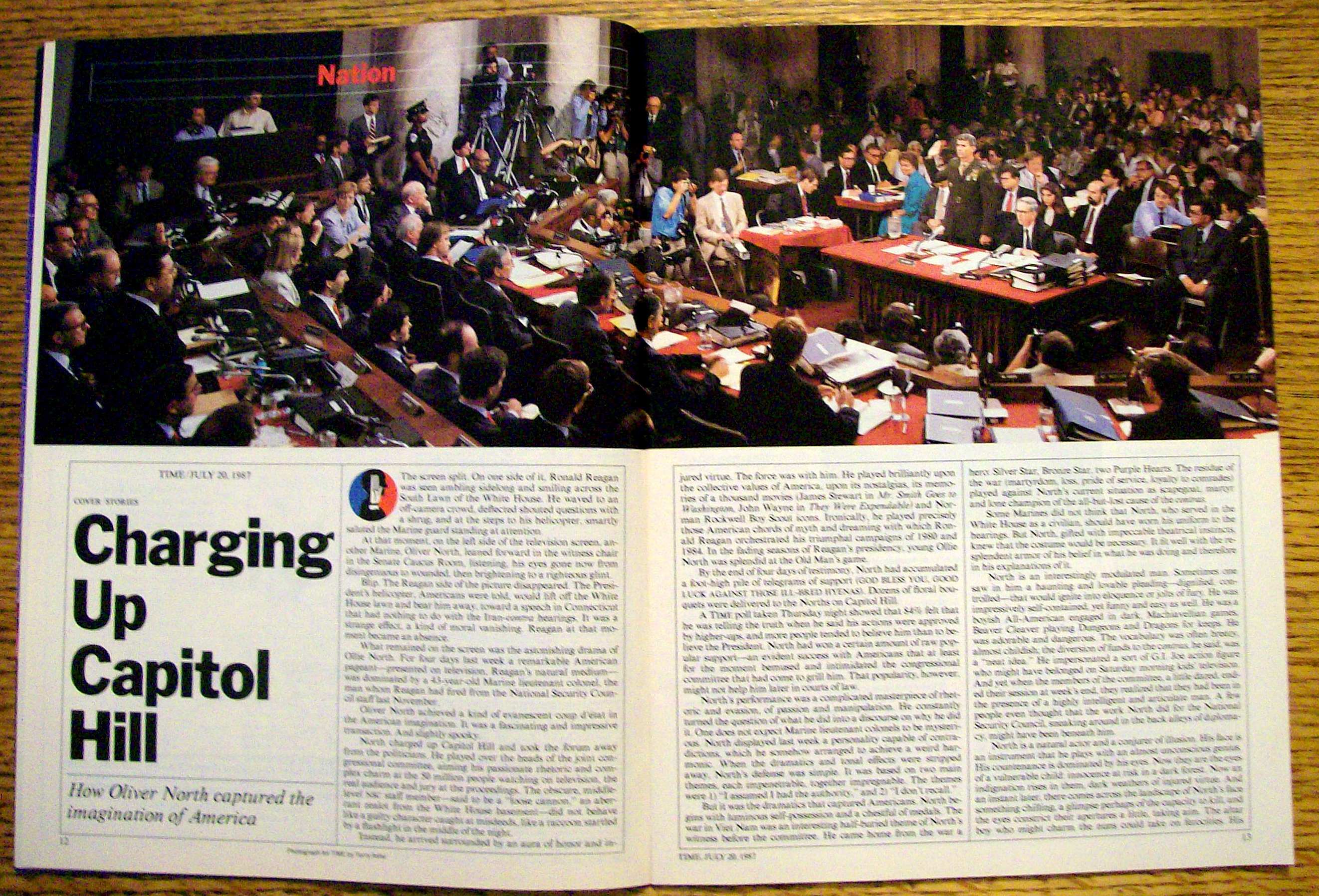 Time Magazine-July 20, 1987-Oliver North