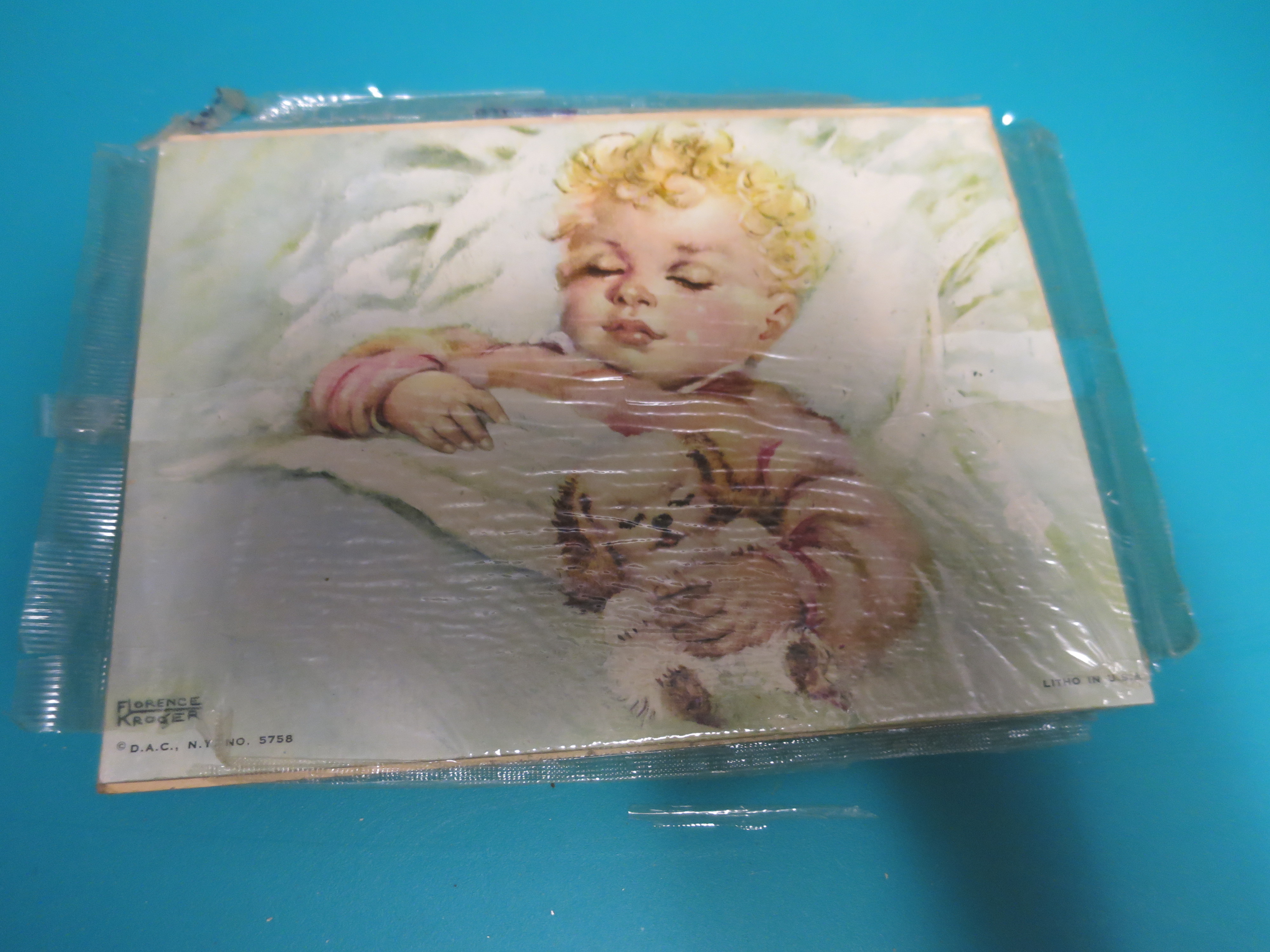 Florence Kroger Lithograph Prints Baby