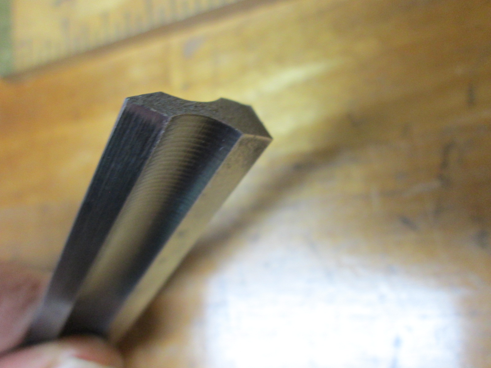 Precision Straight Edge Beveled Edge