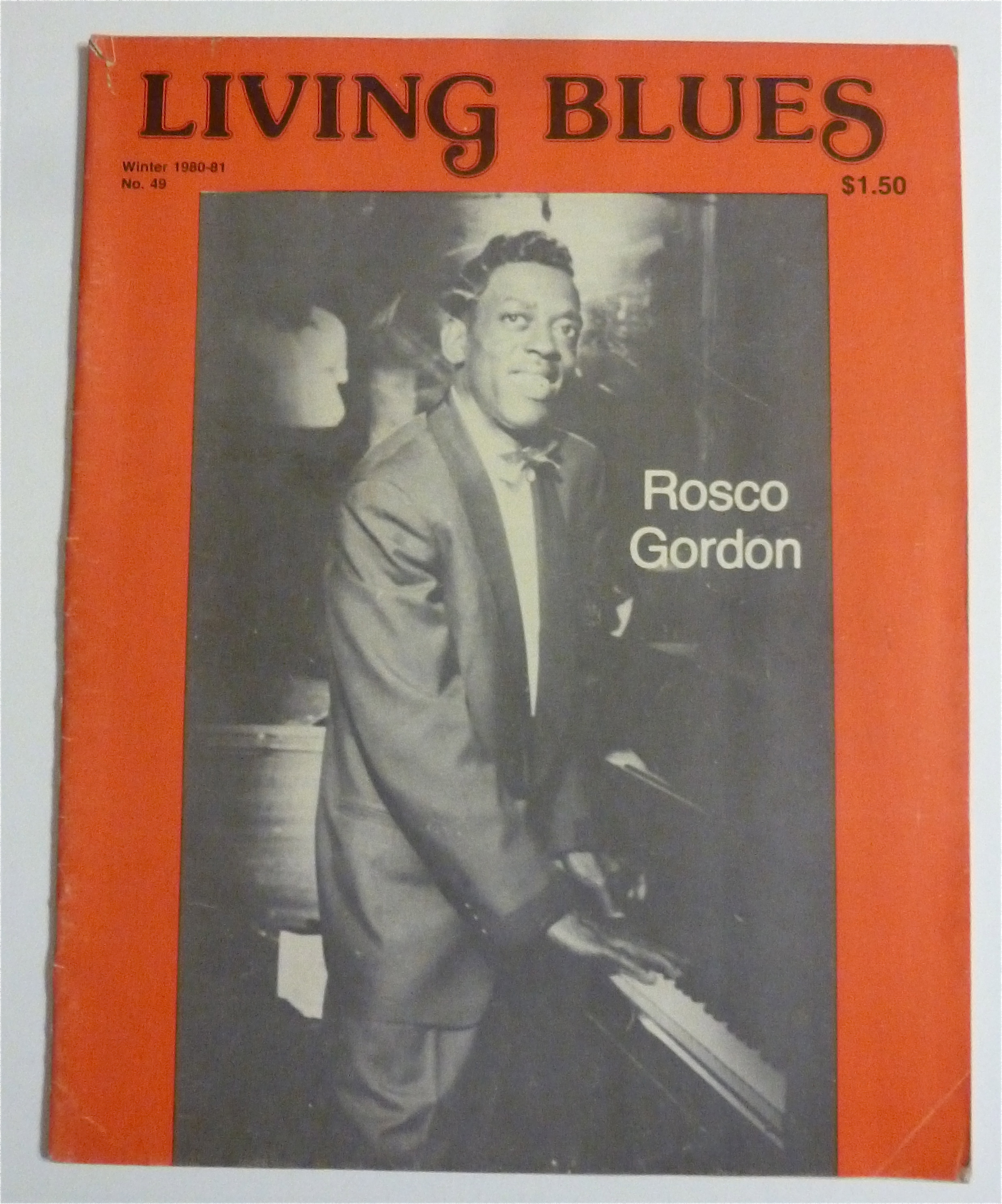 Living Blues Magazine Winter 1980-81 Rosco Gordon