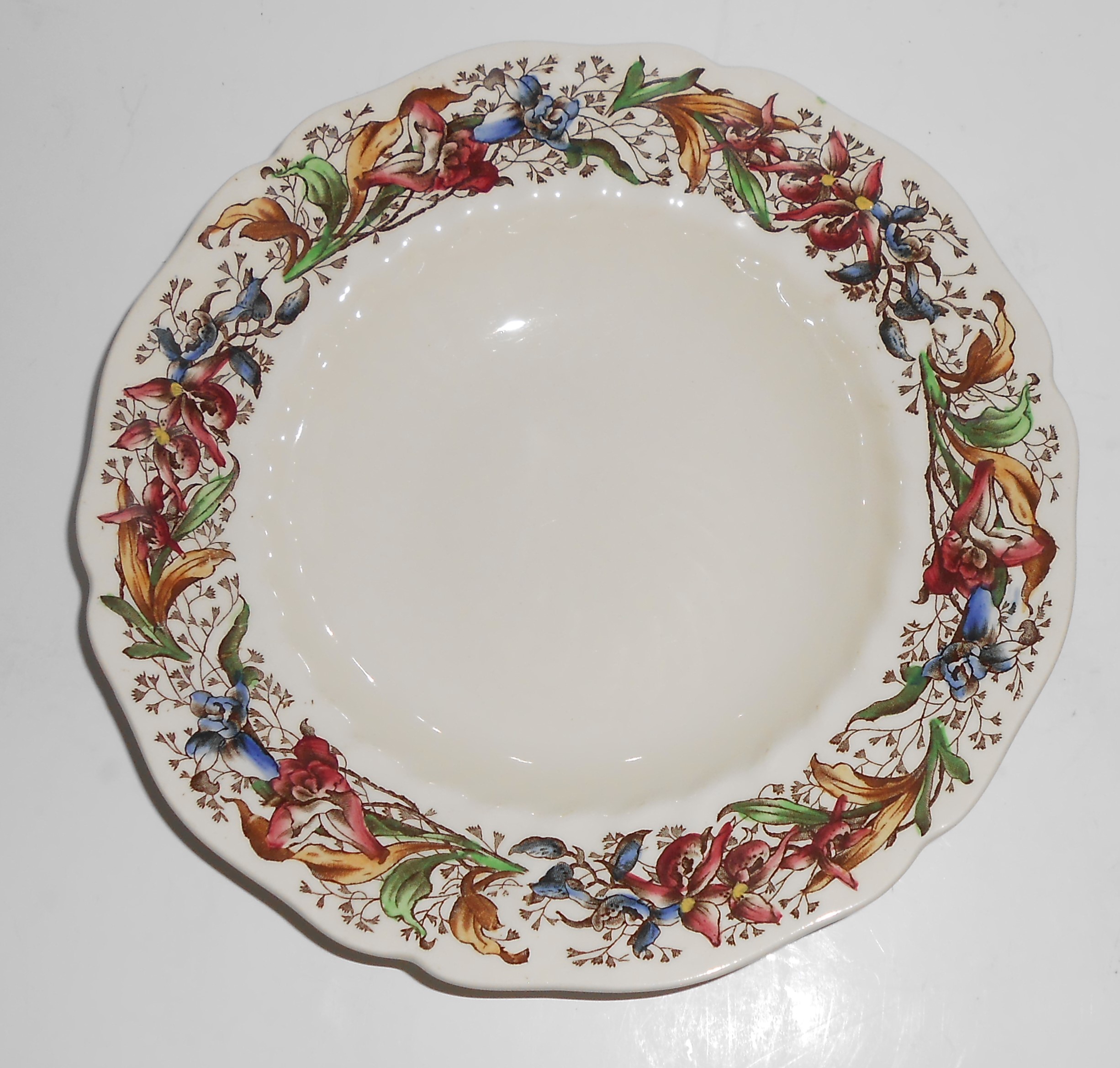 Royal Doulton China Tintern Rimmed Soup Bowl