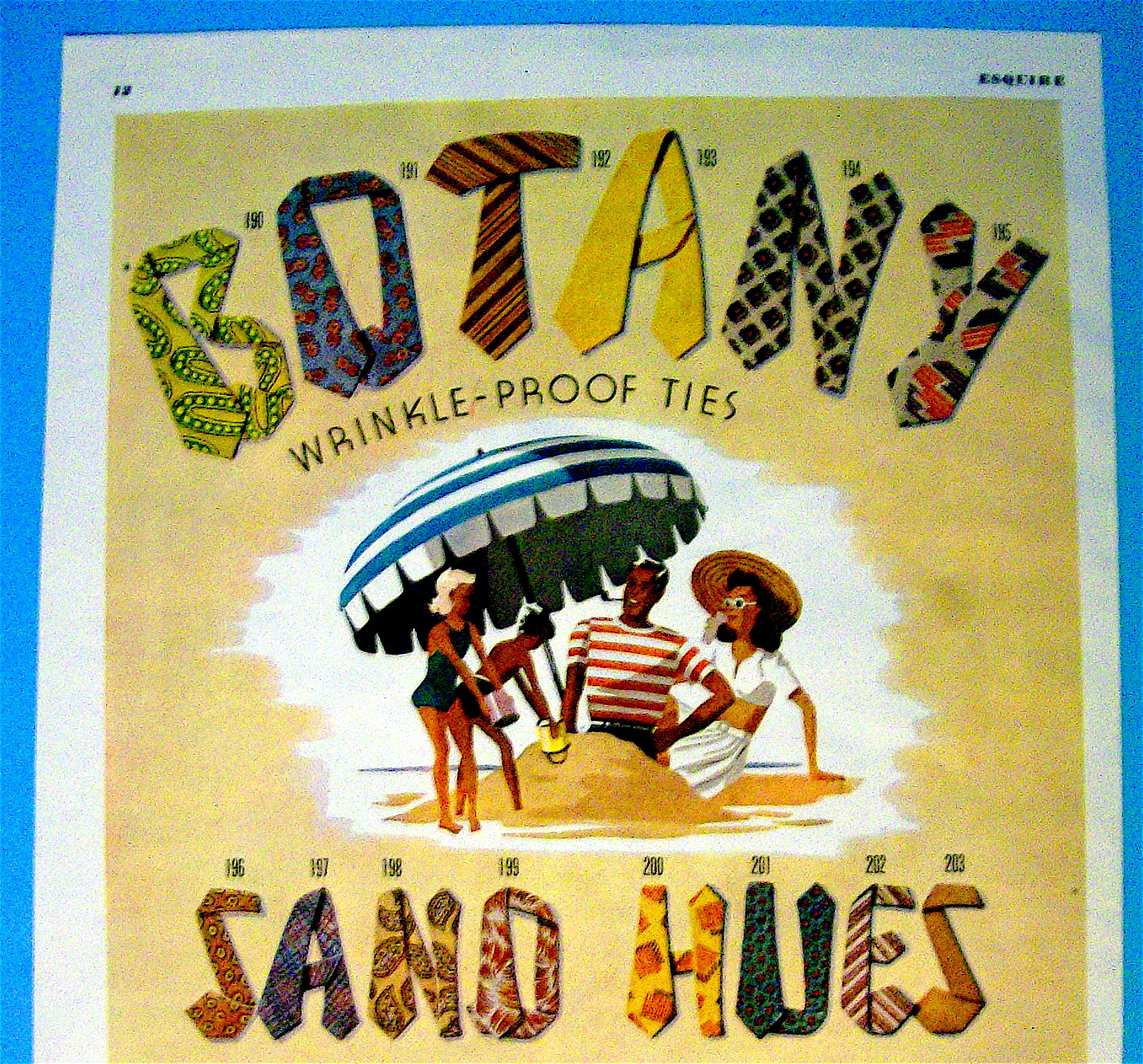 1945 Botany Sand Hue Ties with Father's Day