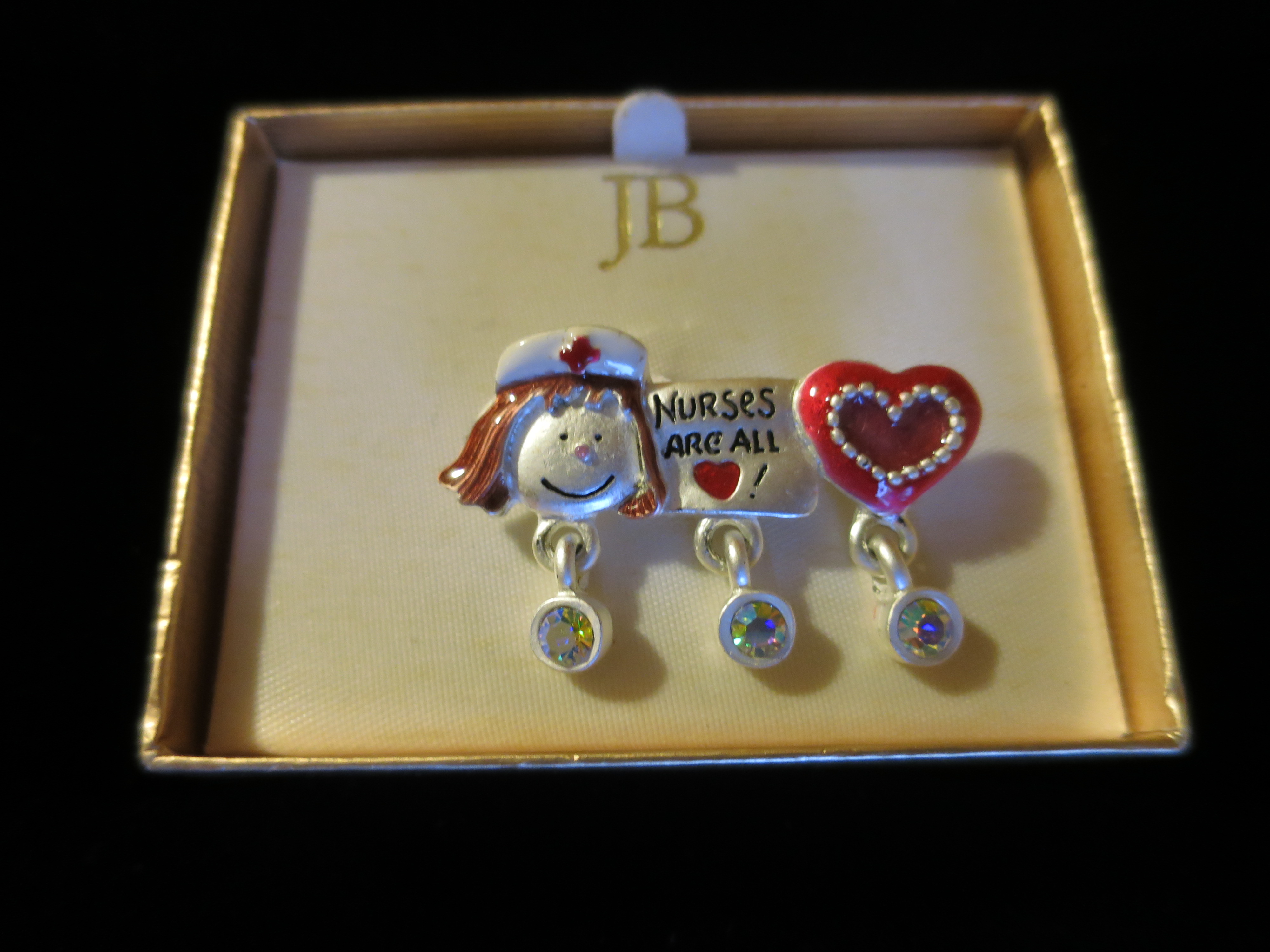 Nurses are All Heart Pin