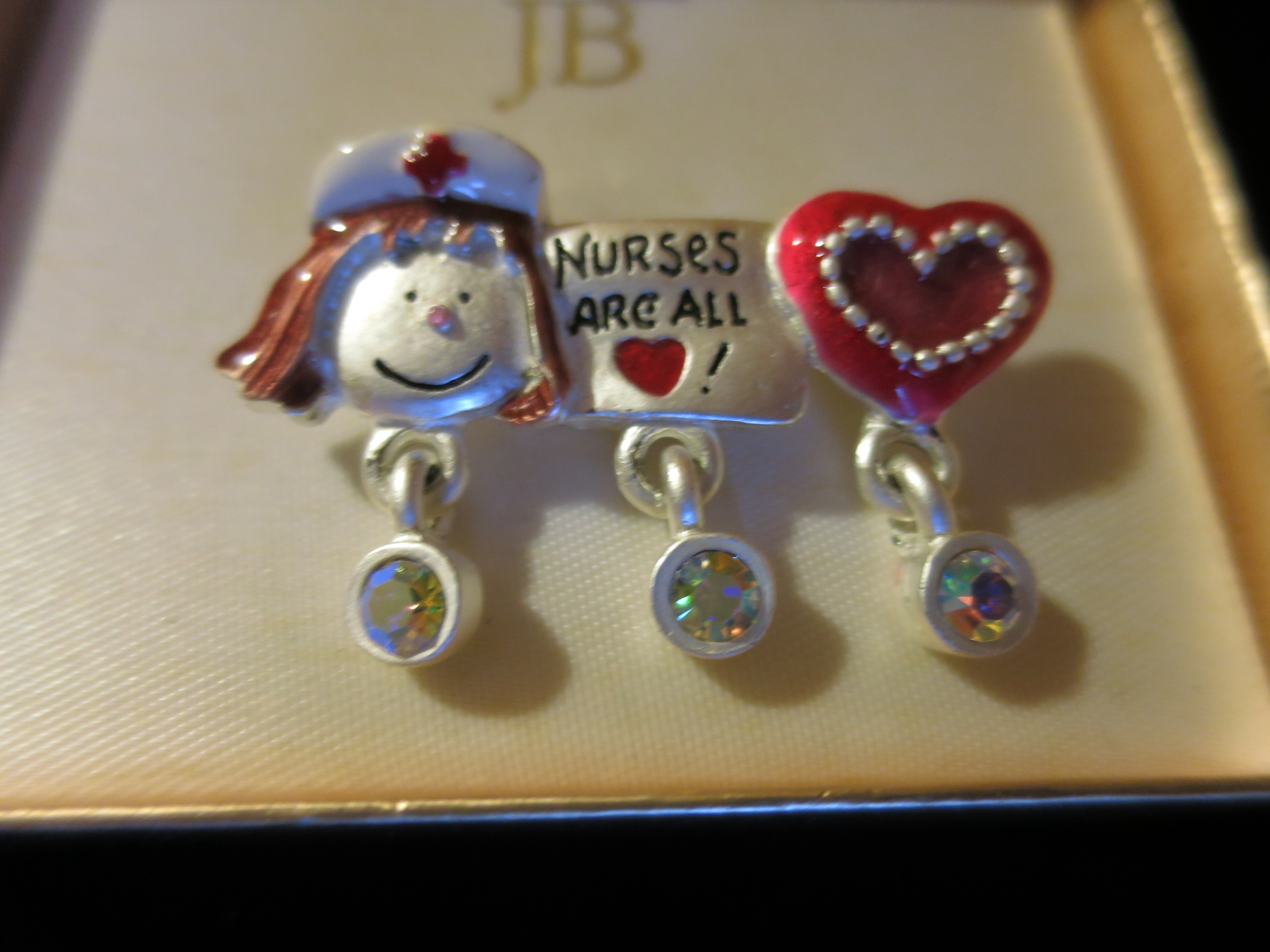 Nurses are All Heart Pin