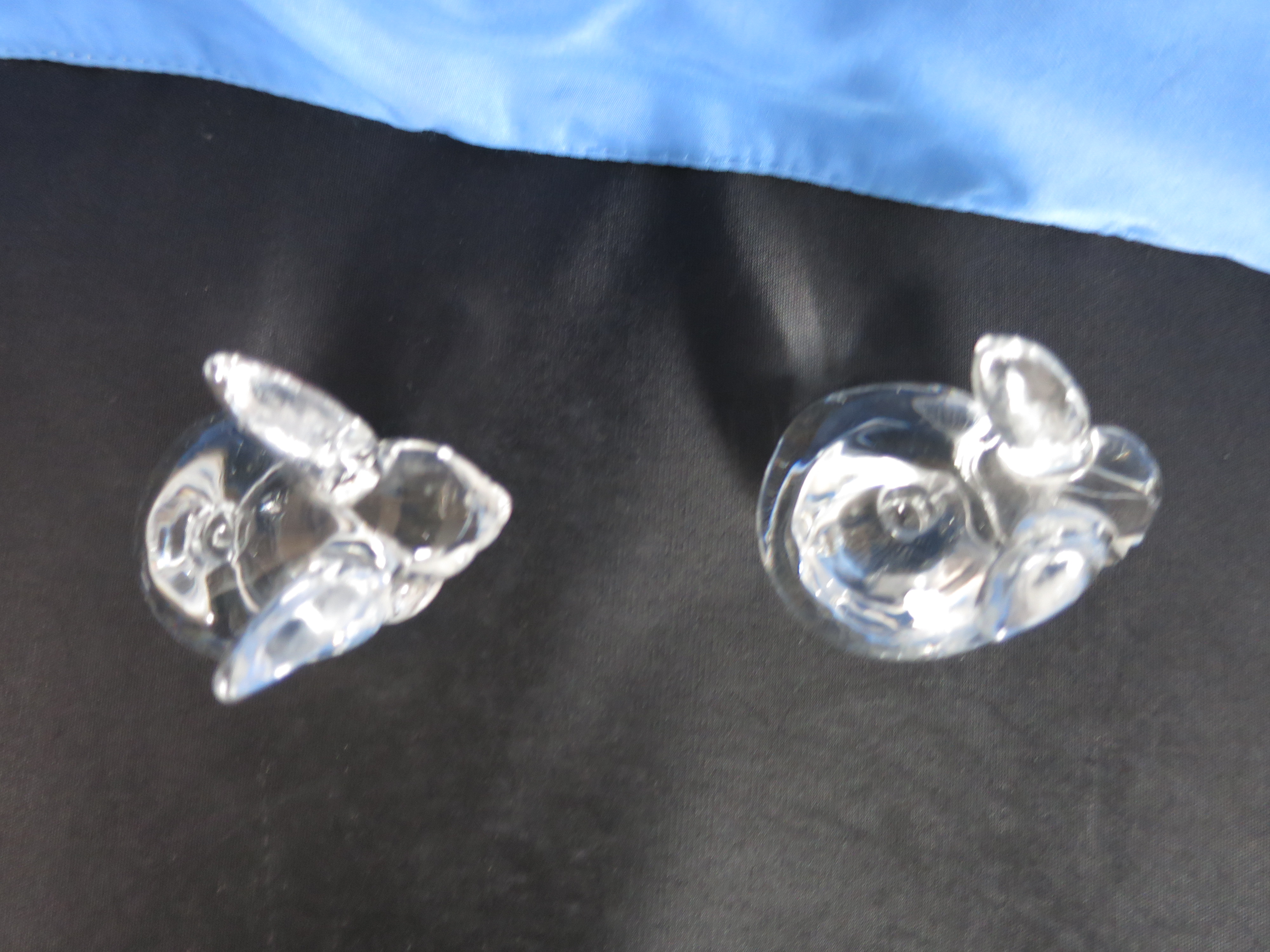 Bunny Rabbit Mini Candle Holder Pair
